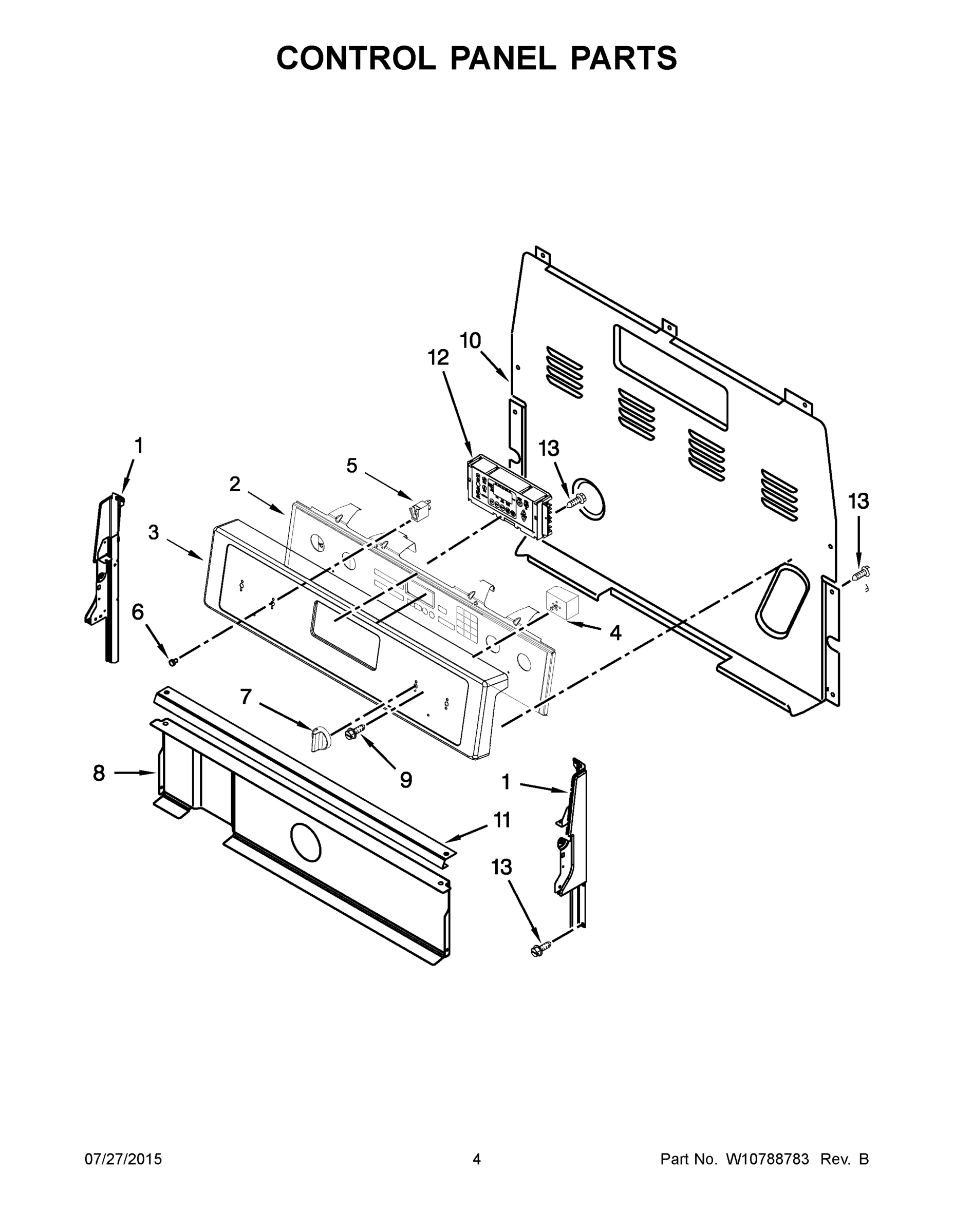 03 - CONTROL PANEL PARTS