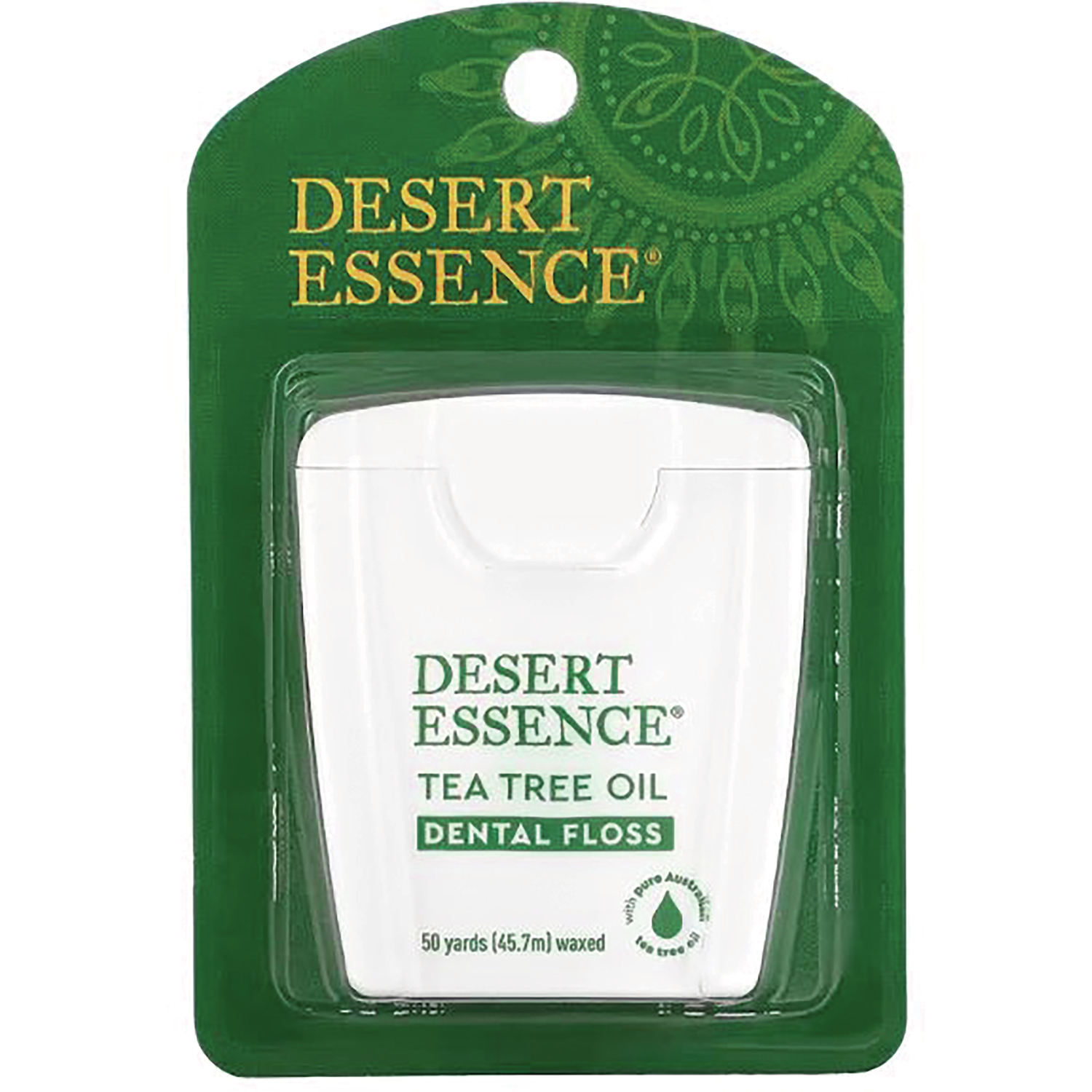 Desert Essence Tea Tree Oil Dental Floss No Artificial