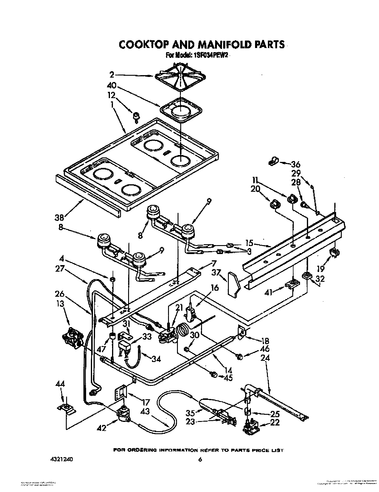 05 - COOKTOP AND MANIFOLD, LIT/OPTIONAL