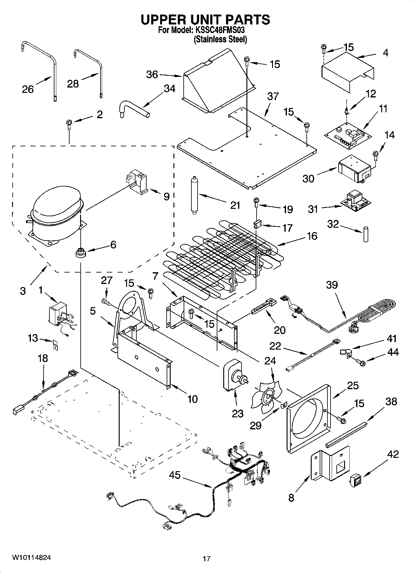 11 - UPPER UNIT PARTS