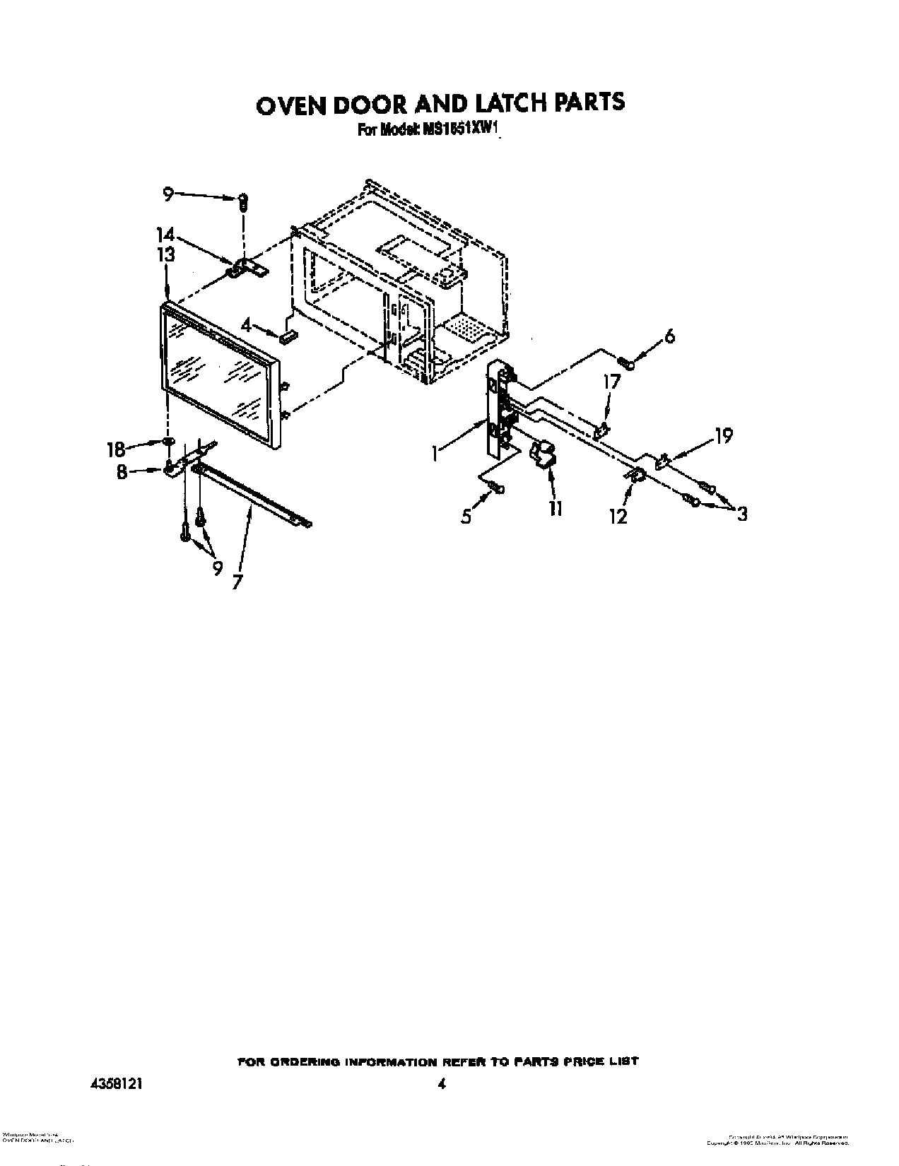 04 - OVEN DOOR AND LATCH