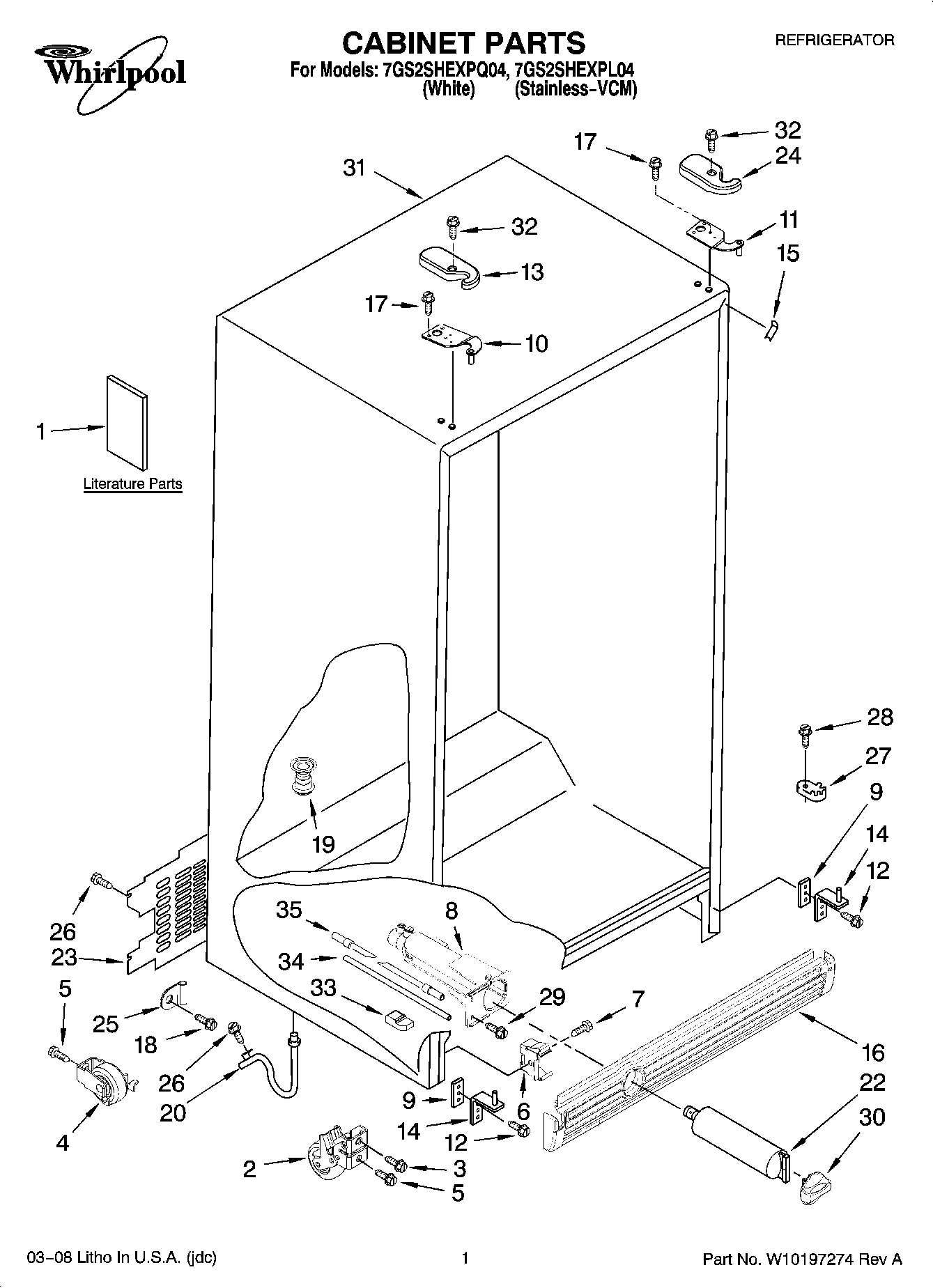 01 - CABINET PARTS