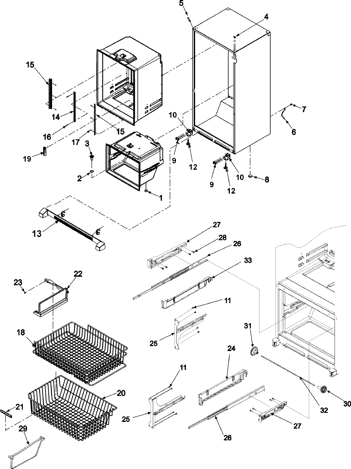 06 - INTERIOR CABINET & FREEZER SHELVING