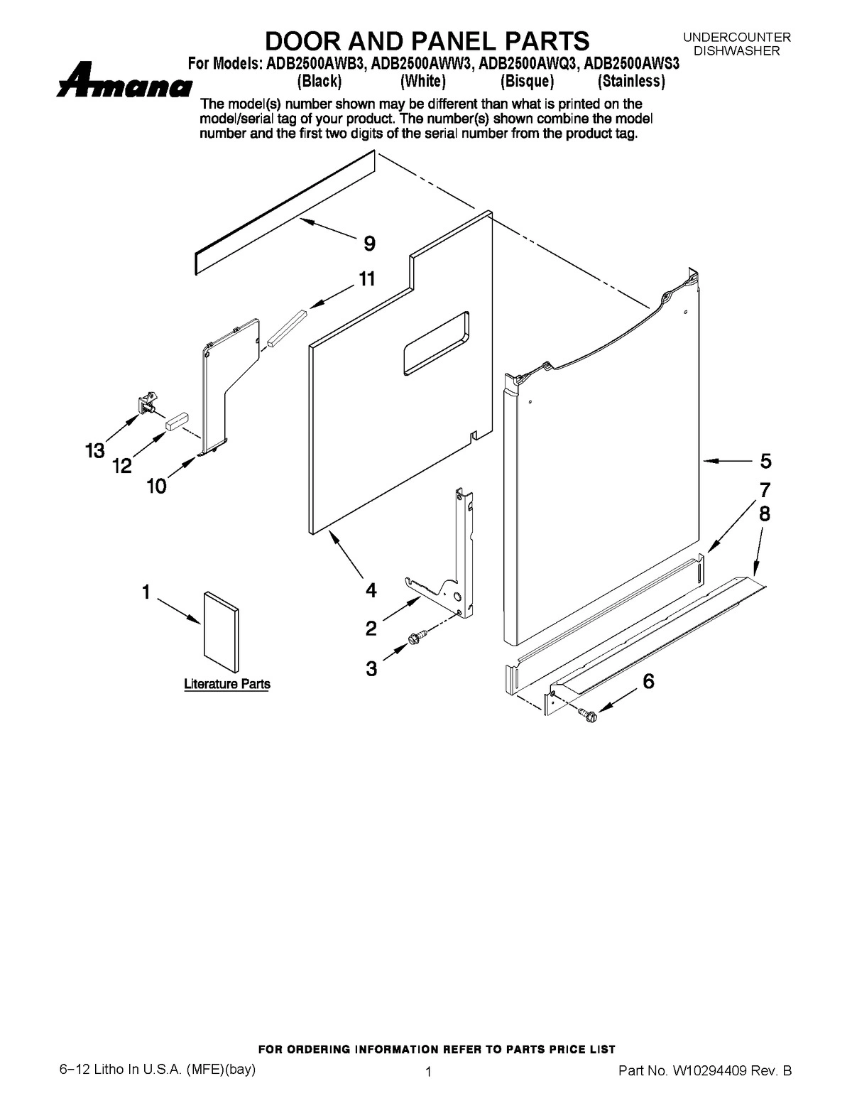 01 - DOOR AND PANEL PARTS