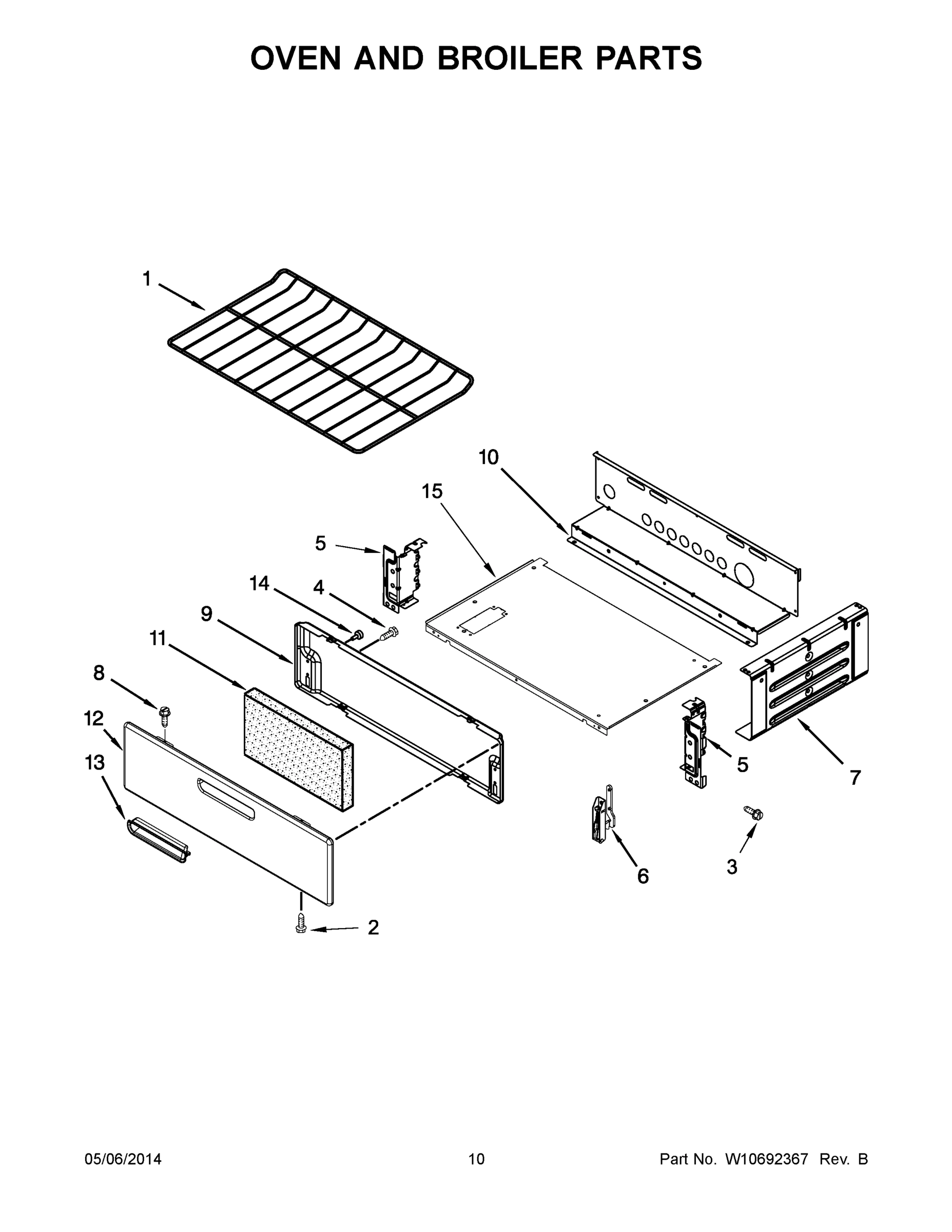 06 - OVEN AND BROILER PARTS