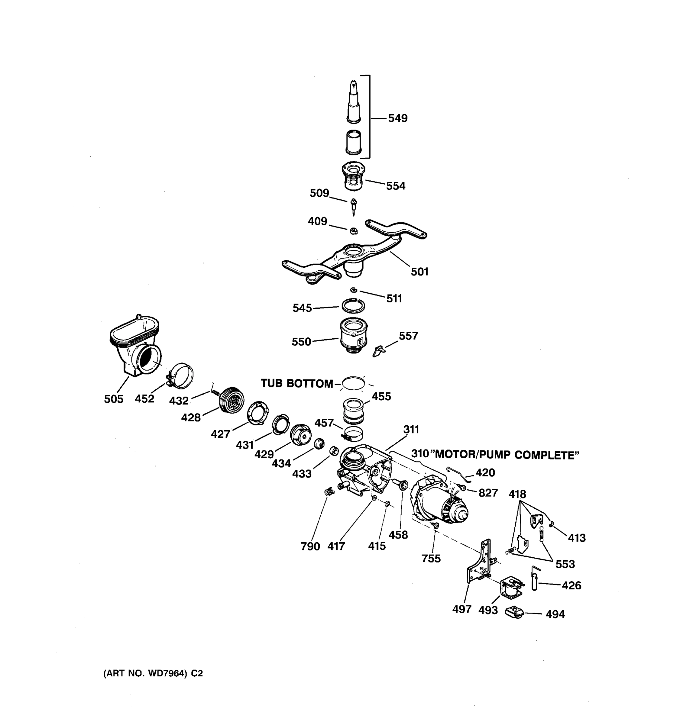 MOTOR-PUMP MECHANISM