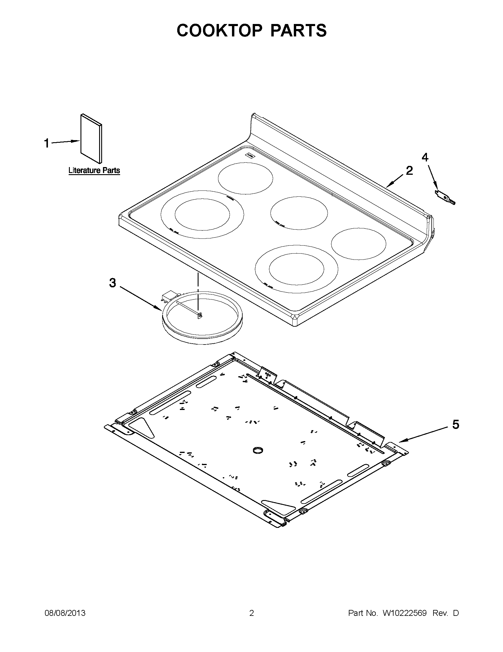 01 - COOKTOP PARTS