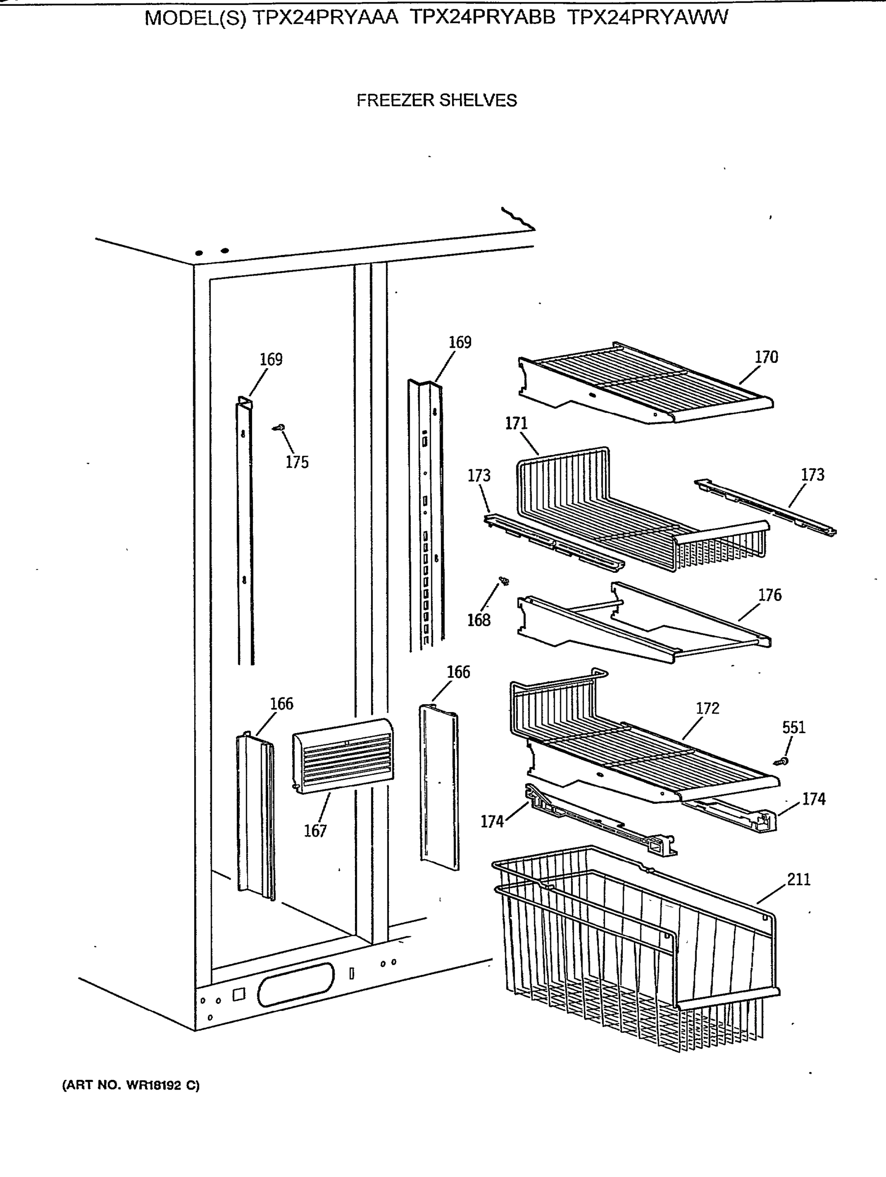 FREEZER SHELVES