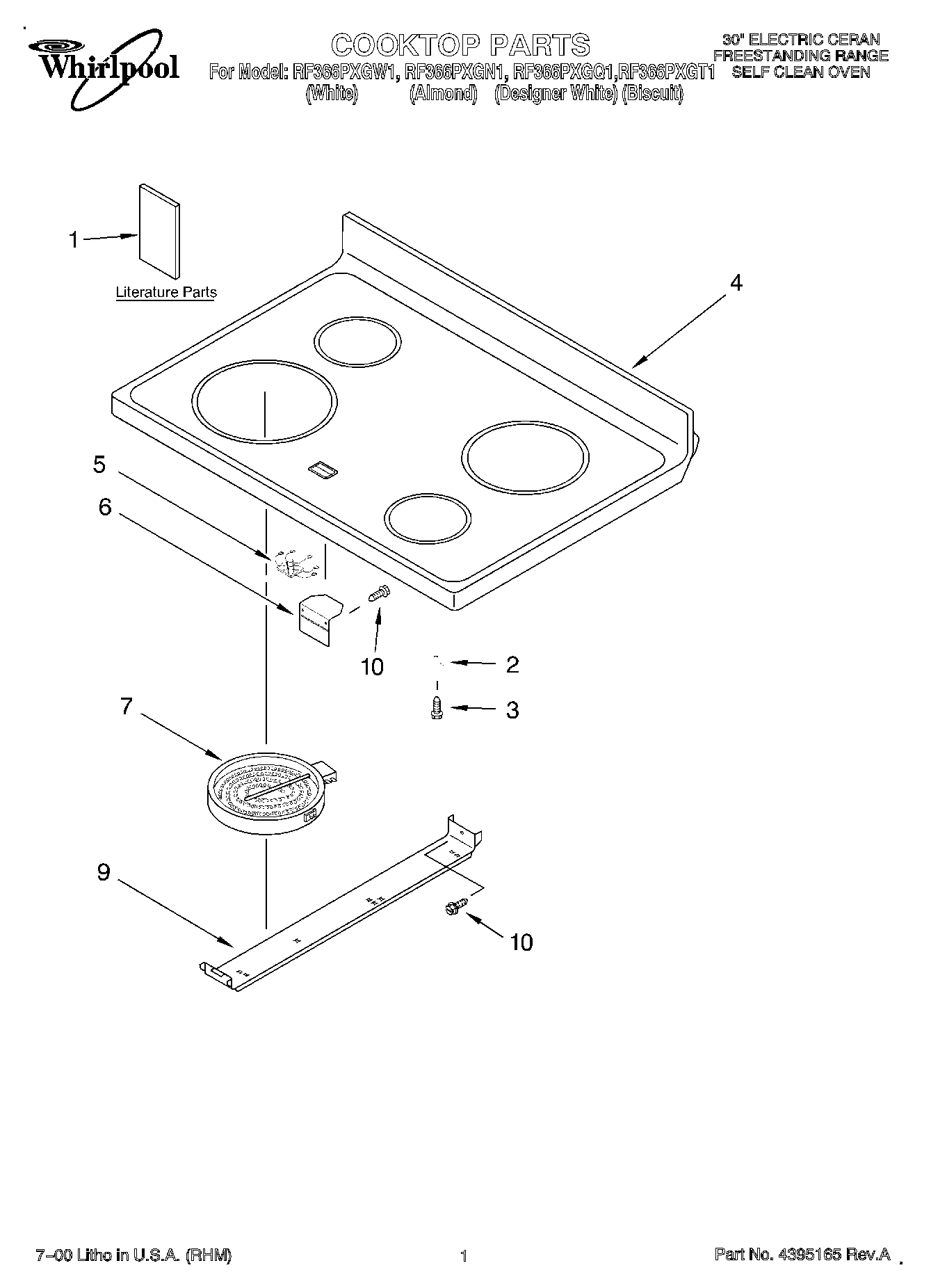 01 - COOKTOP, LITERATURE