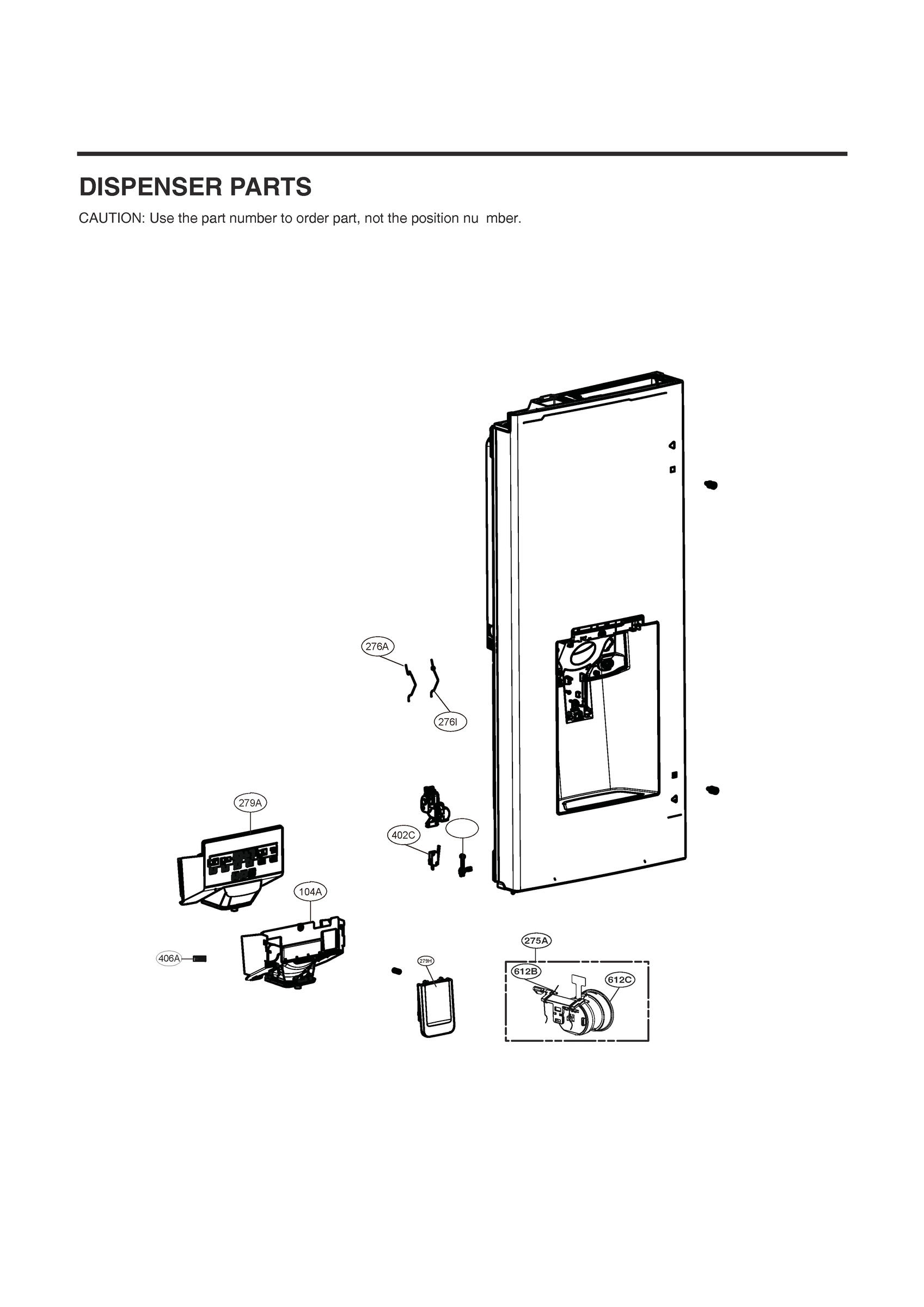 DISPENSER PARTS