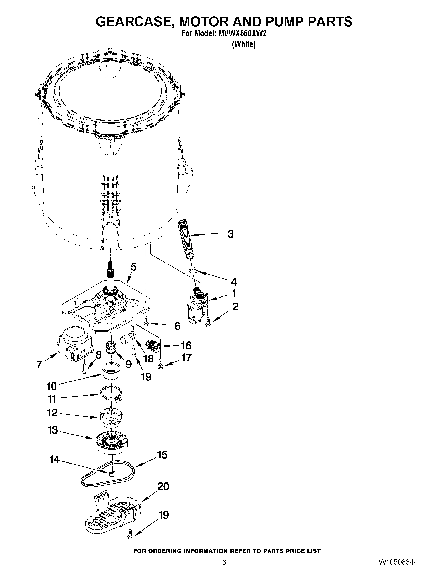 04 - GEARCASE, MOTOR AND PUMP PARTS