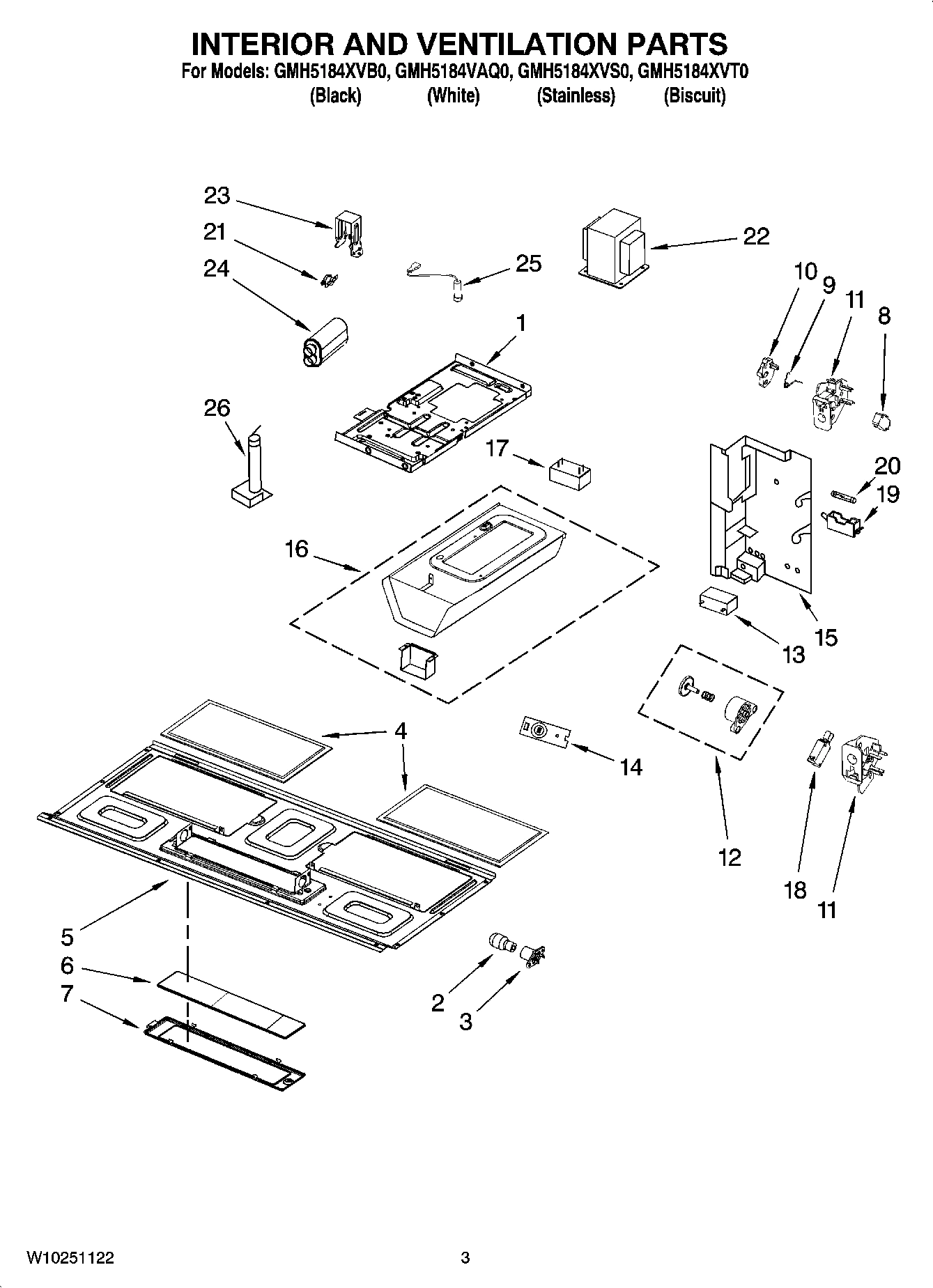 03 - INTERIOR AND VENTILATION PARTS