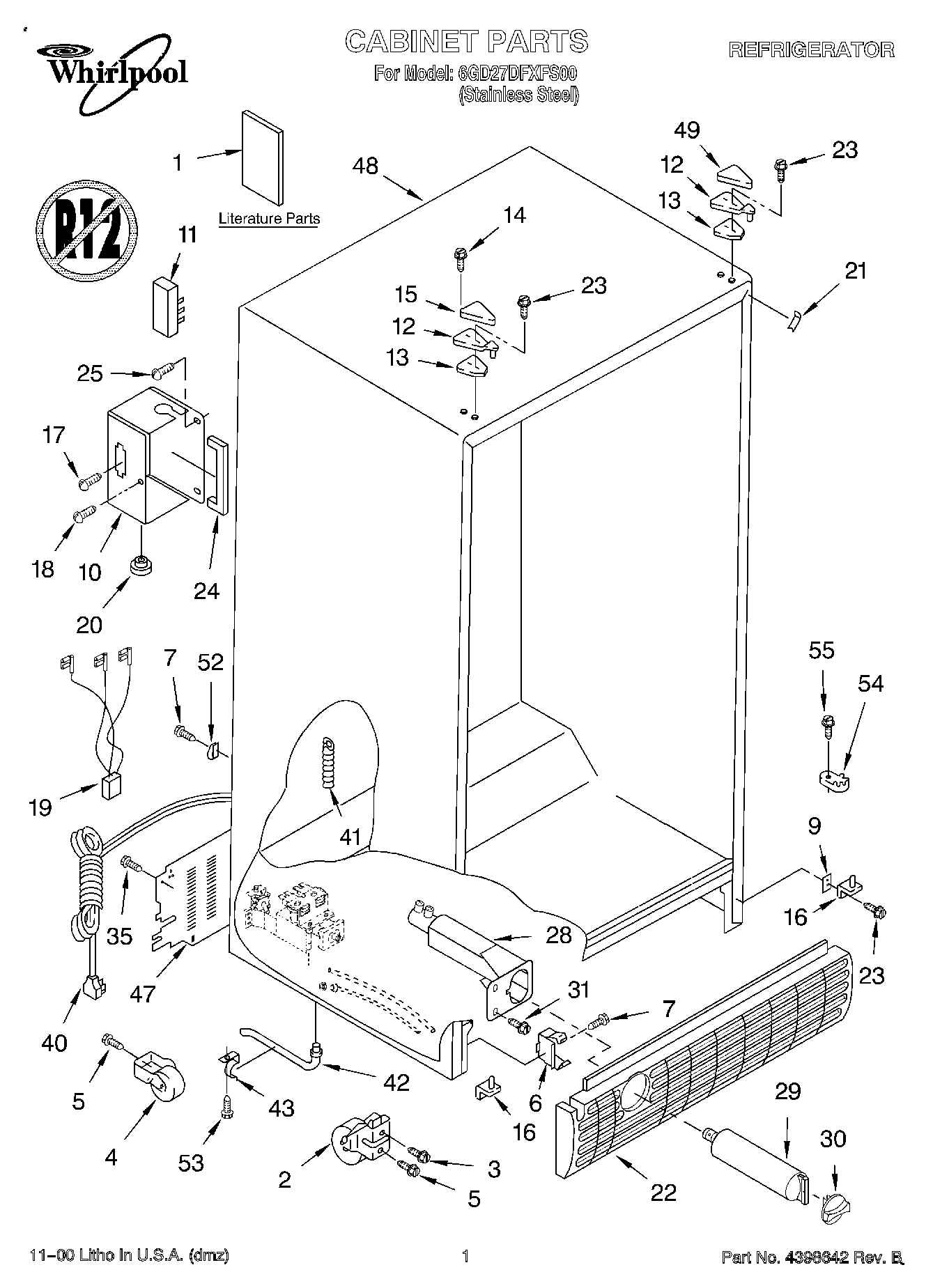 01 - CABINET, LITERATURE