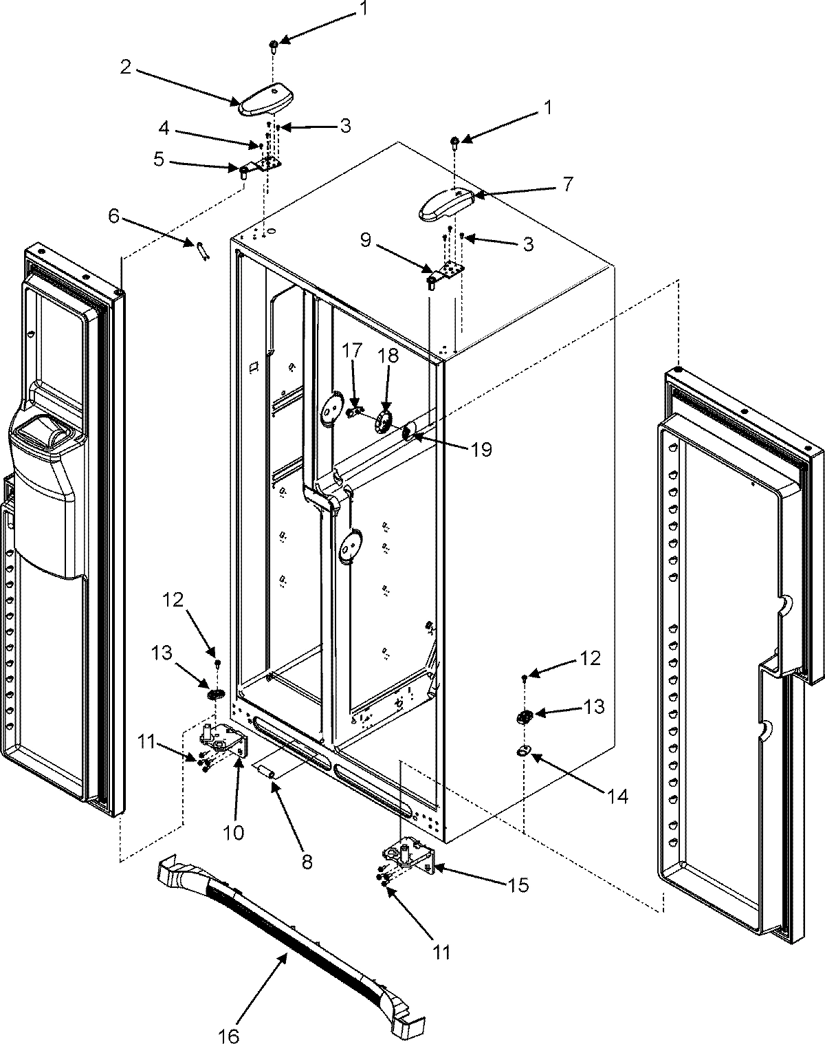 12 - HINGES & TOE GRILLE