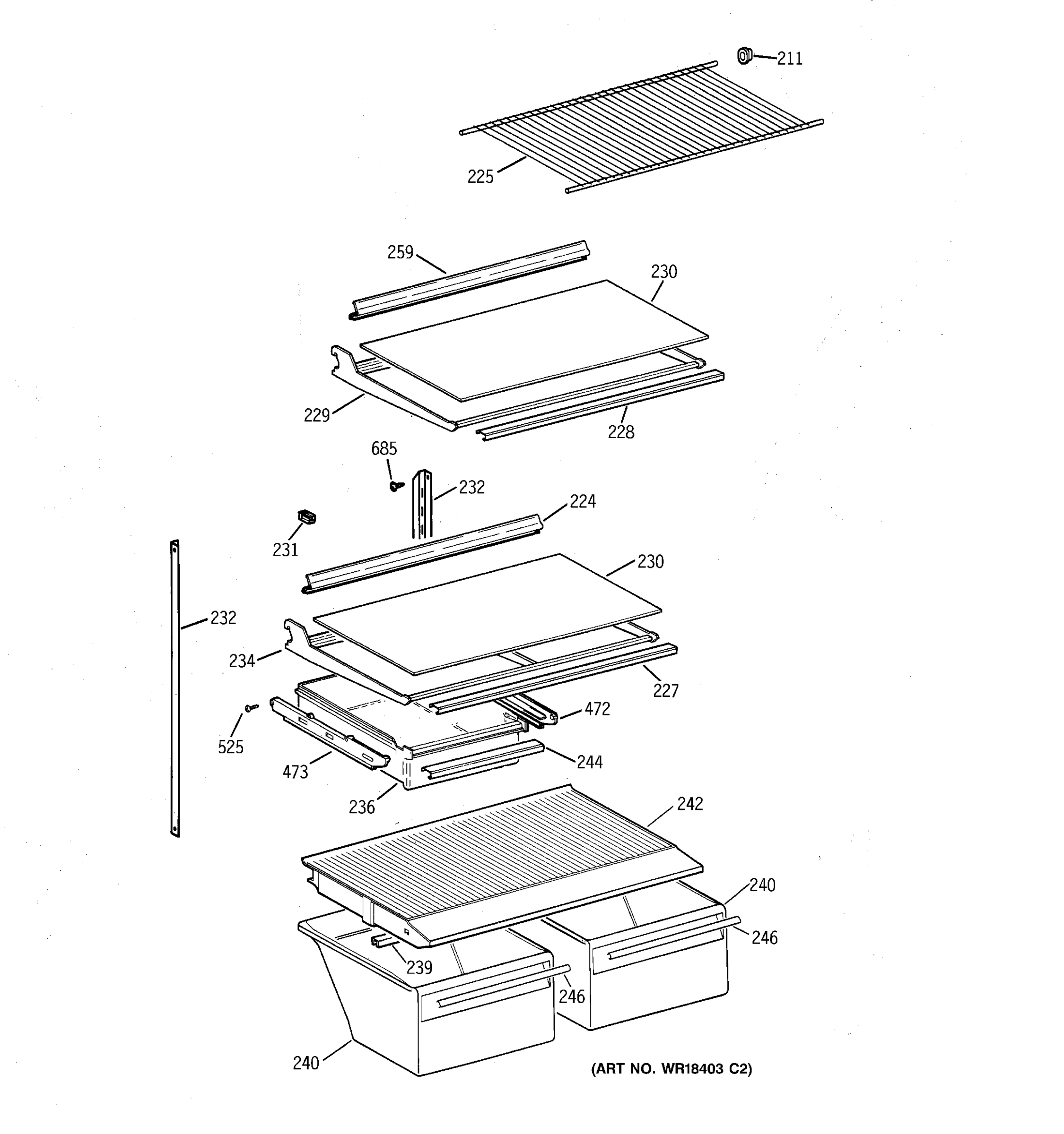SHELF PARTS