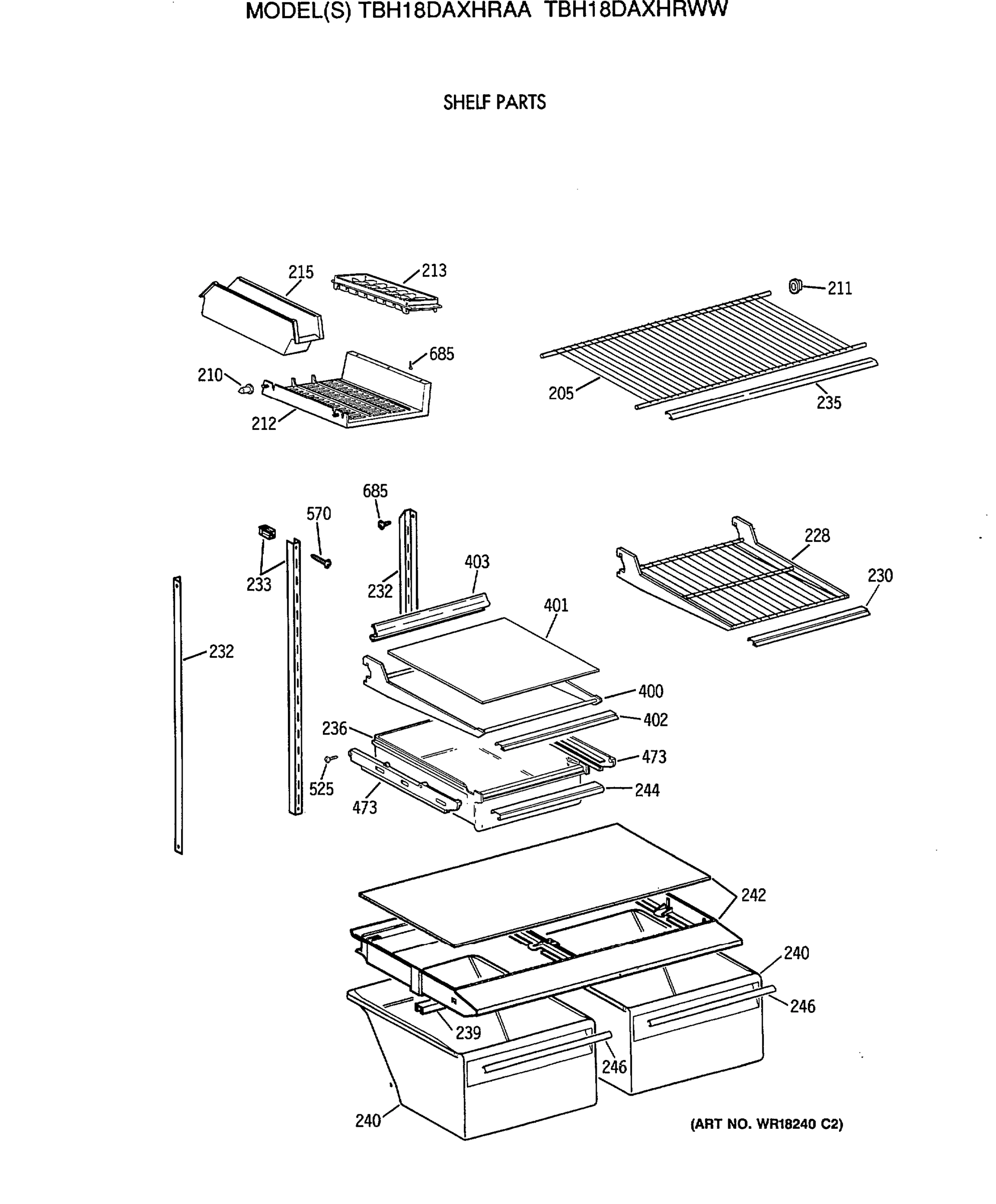 SHELF PARTS