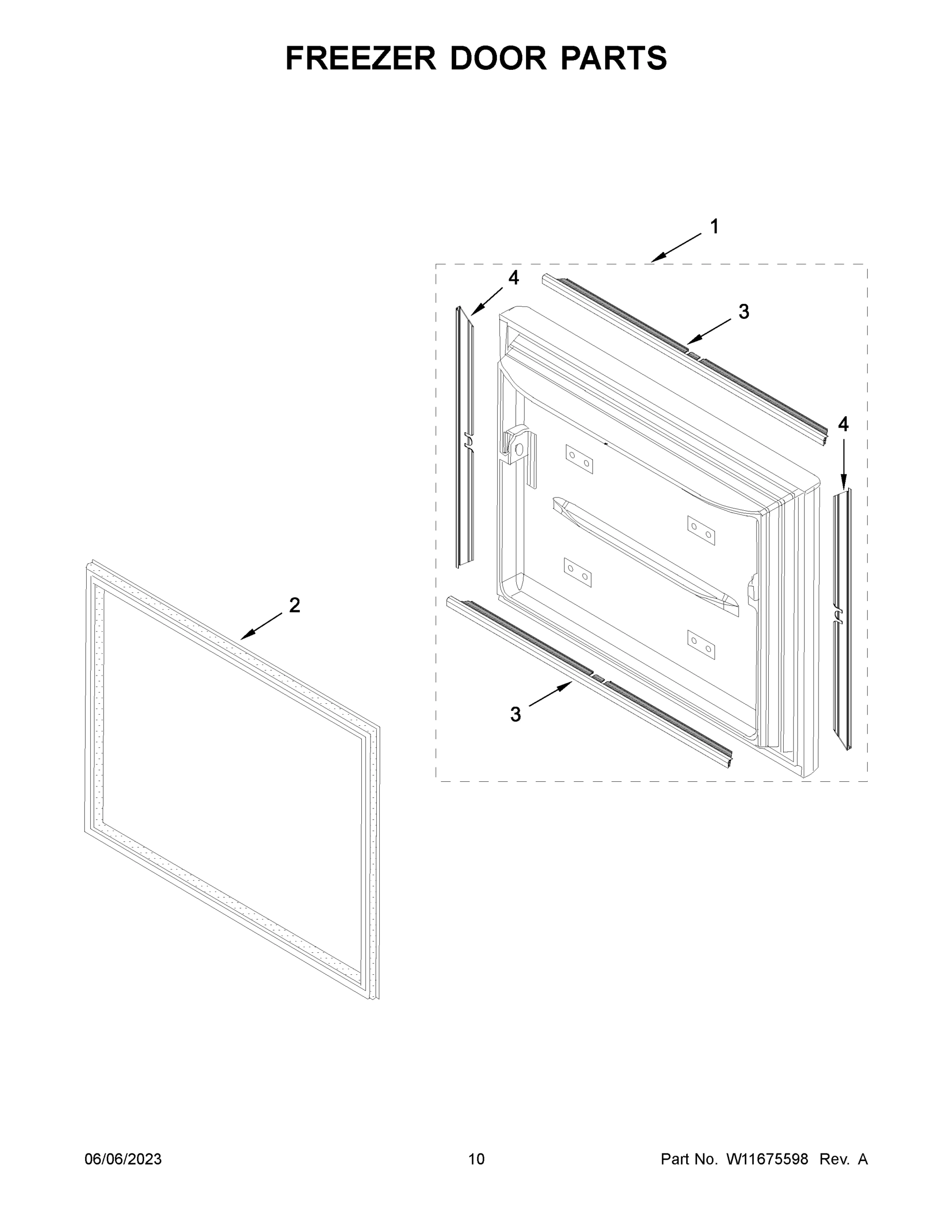 06 - FREEZER DOOR PARTS