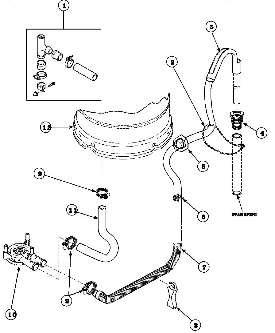 07 - DRAIN HOSE AND SIPHON BREAK