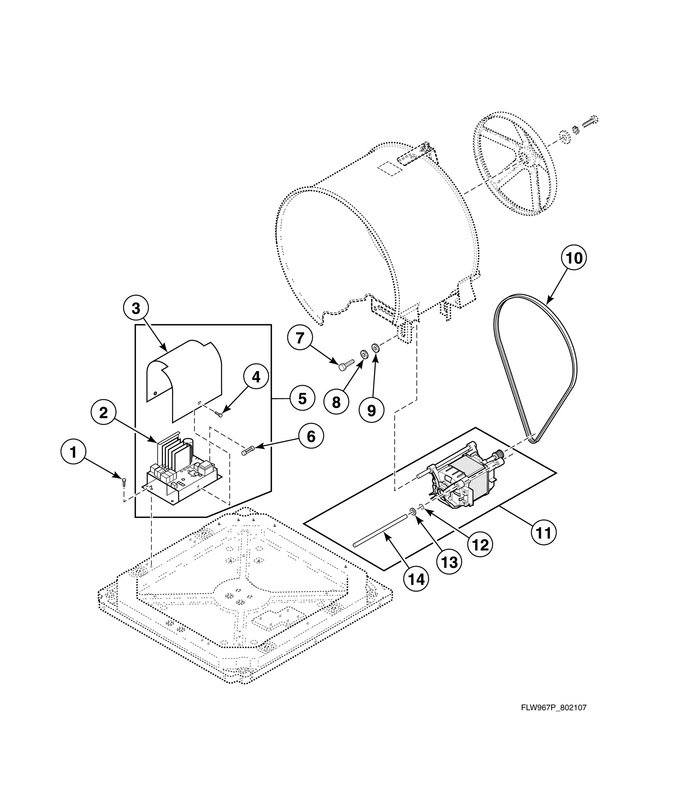 Washer Motor And Belt