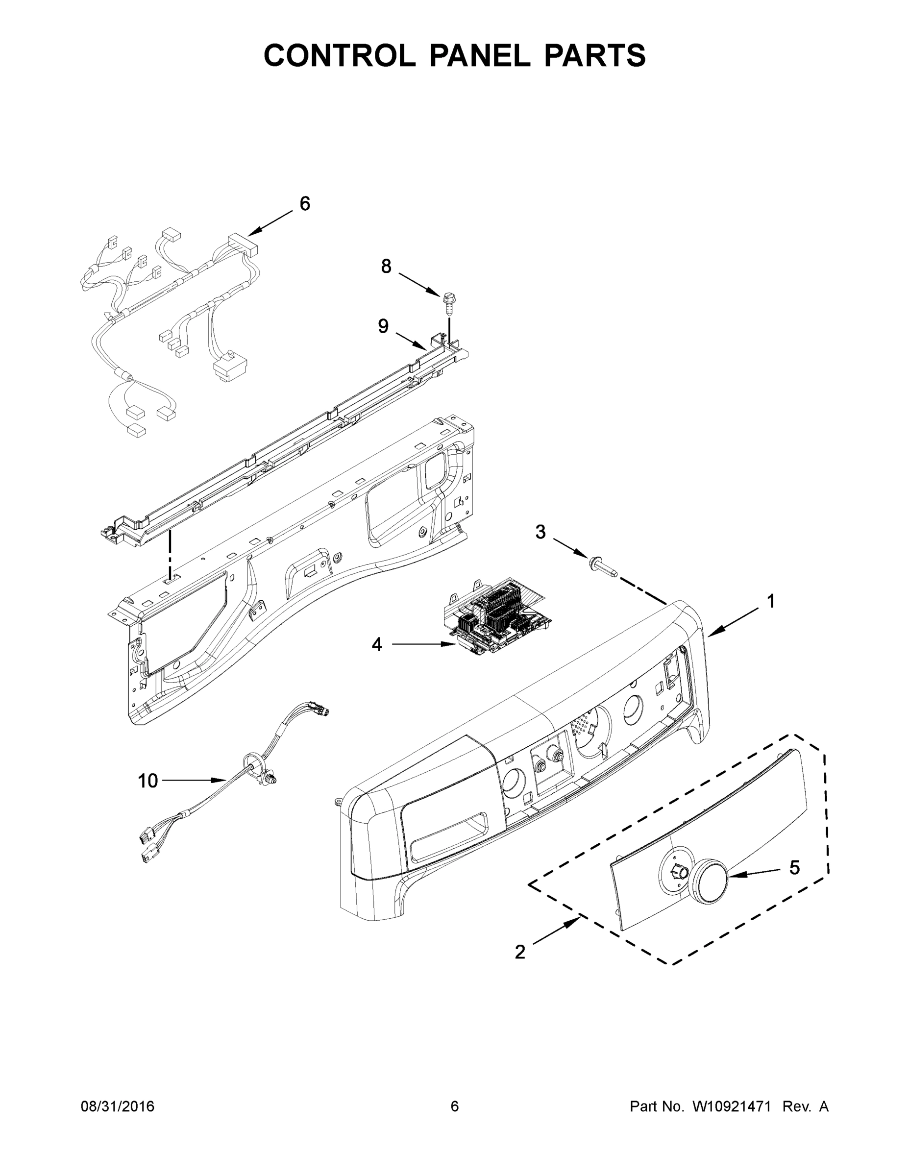 04 - CONTROL PANEL PARTS