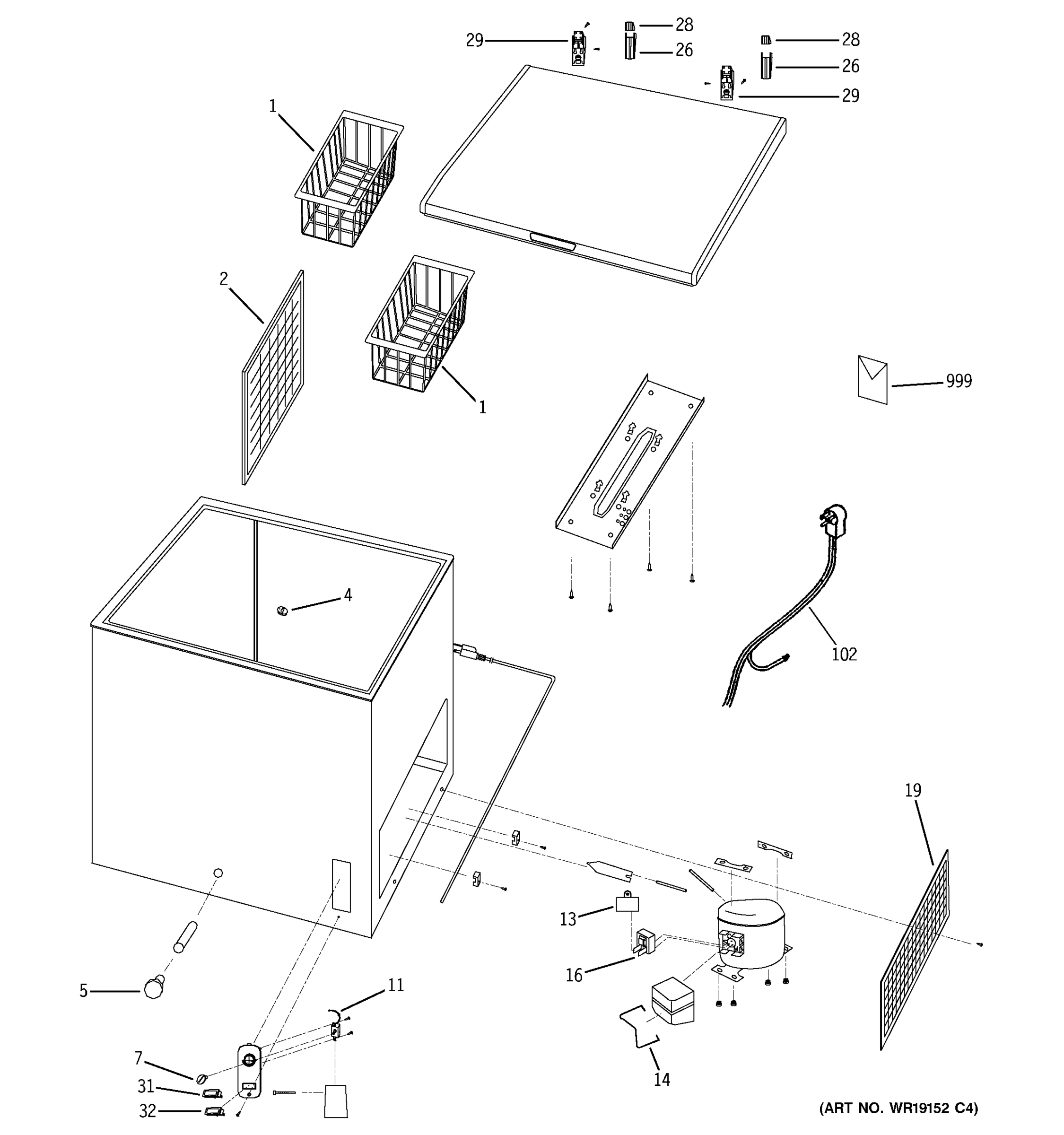 FREEZER PARTS