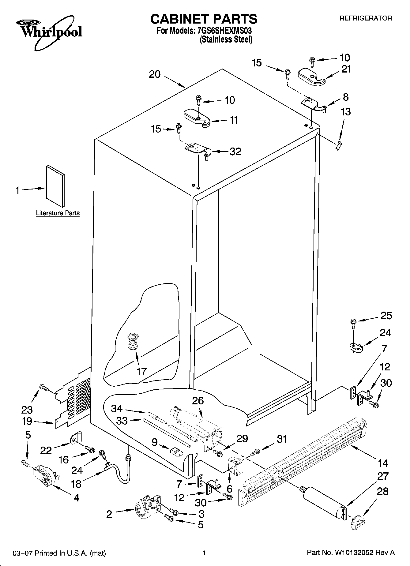 01 - CABINET PARTS