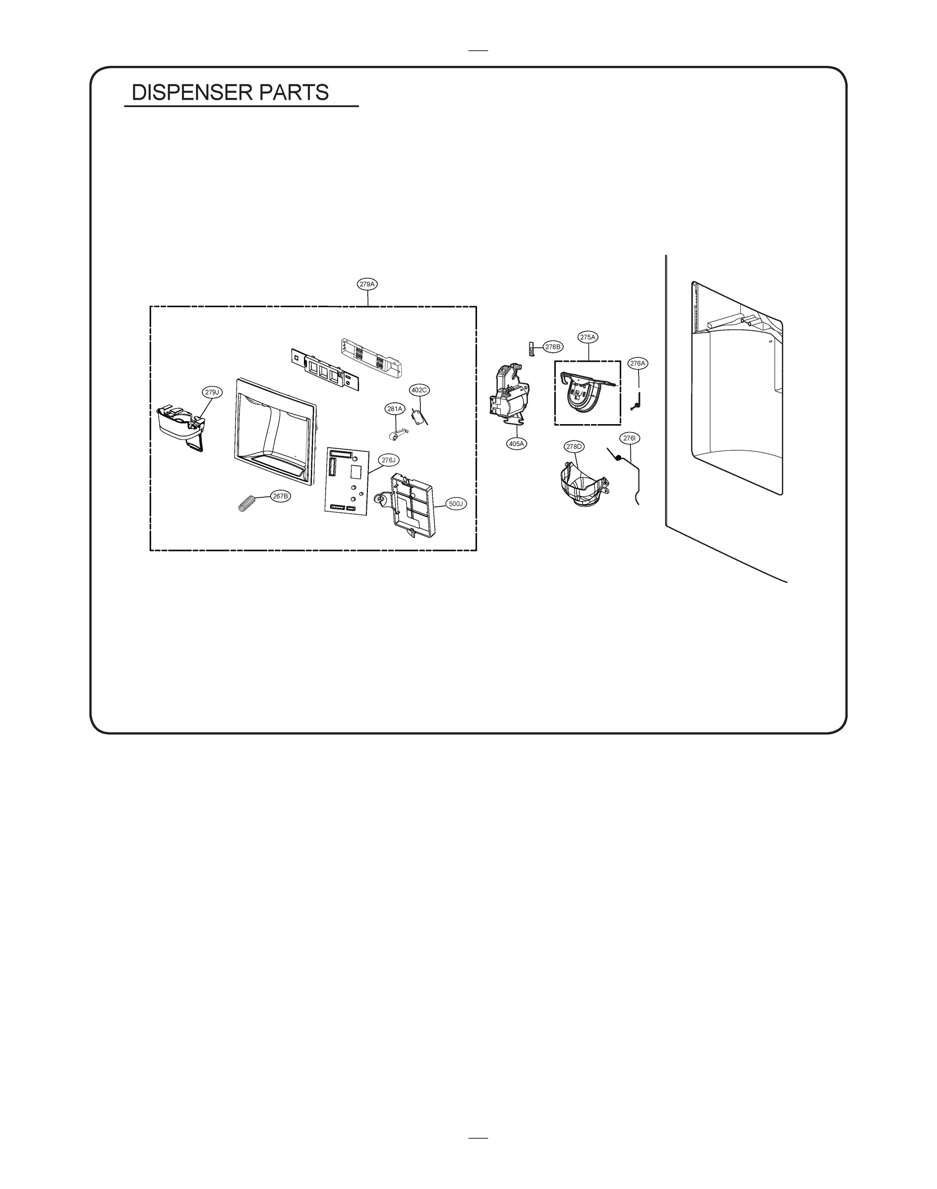 DISPENSER PARTS