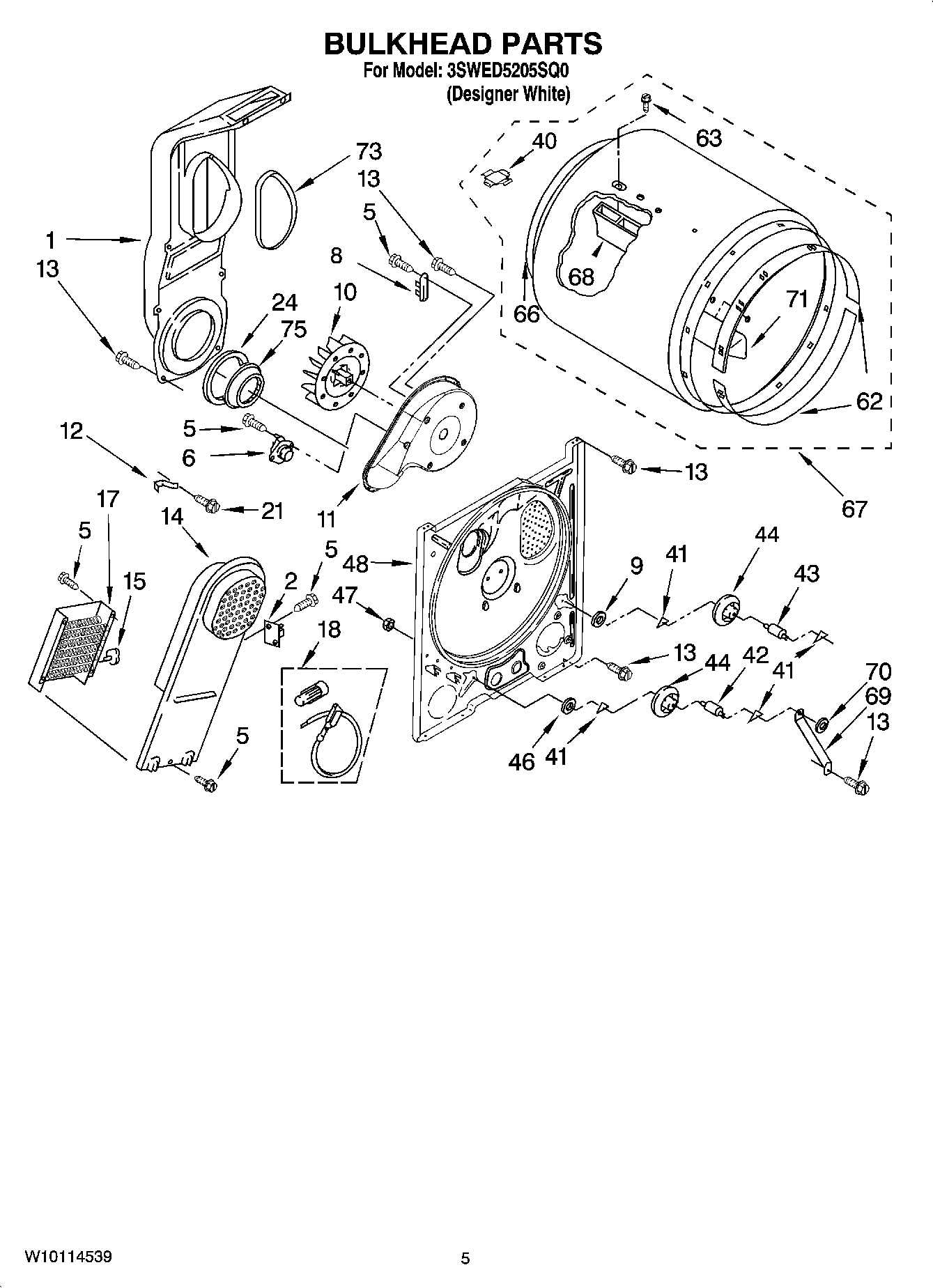 03 - BULKHEAD PARTS, OPTIONAL PARTS (NOT INCLUDED)