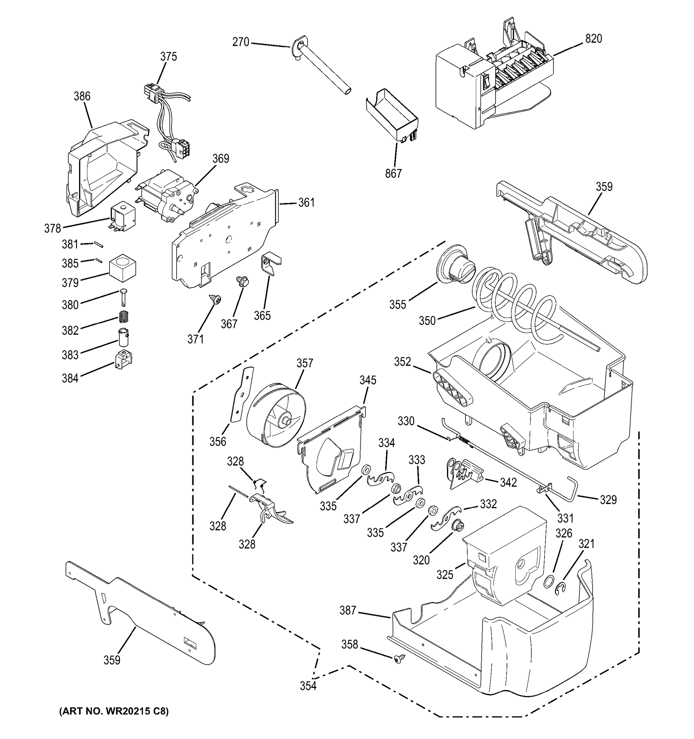 ICE MAKER & DISPENSER