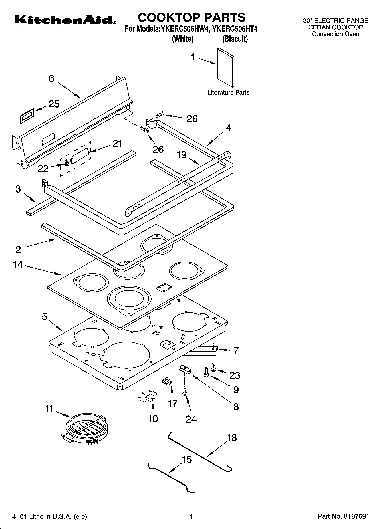 01 - COOKTOP PARTS