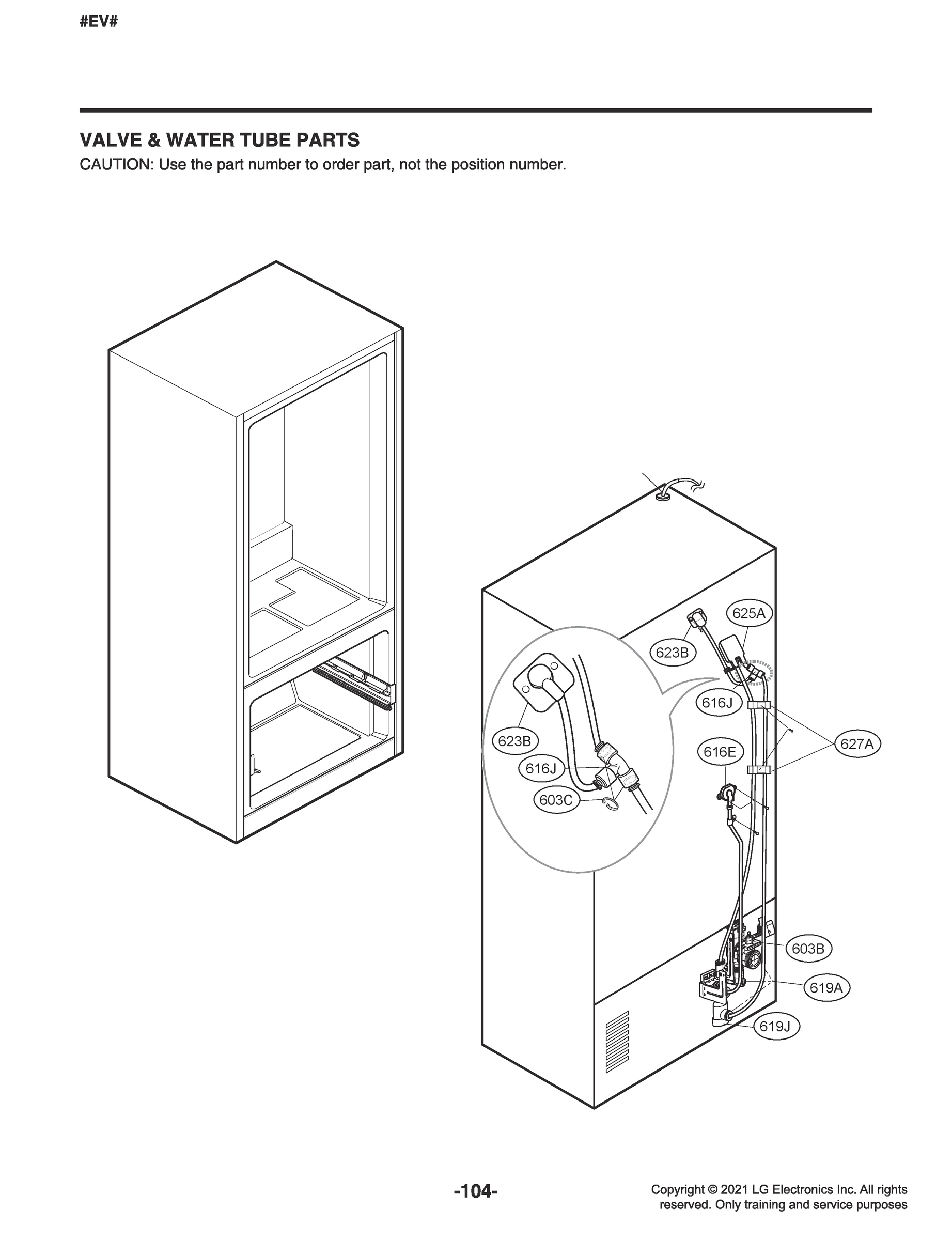 VALVE & WATER TUBE PARTS