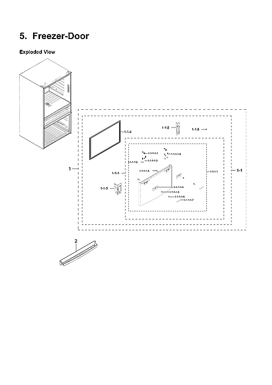 Freezer Door Parts