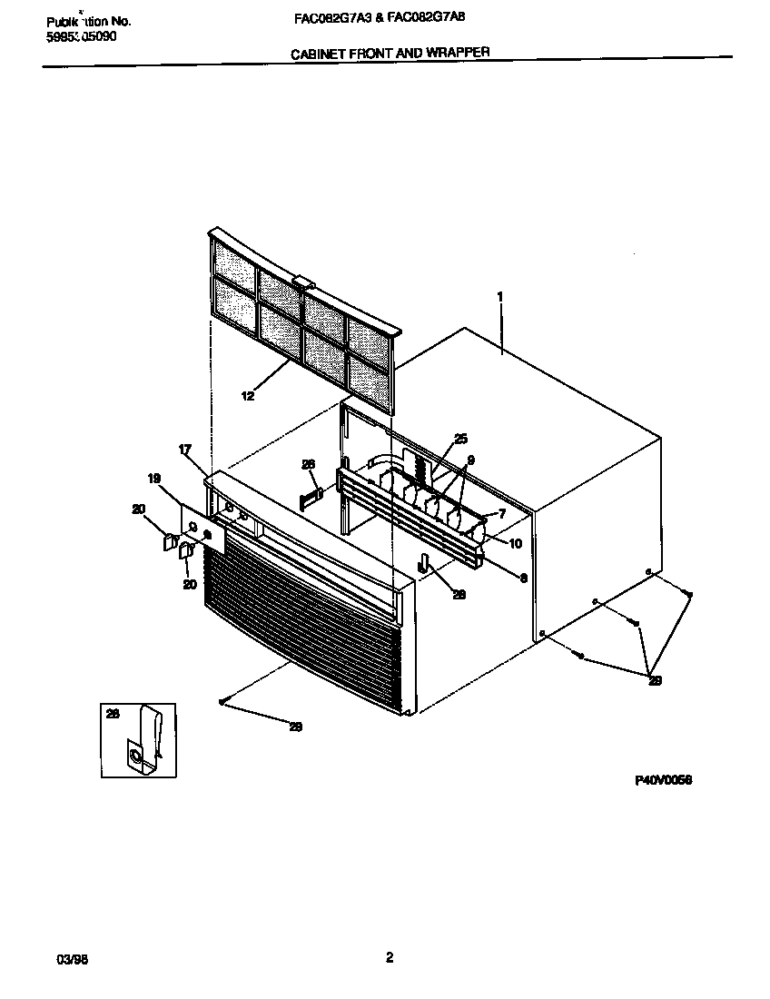02 - CABINET FRONT AND WRAPPER