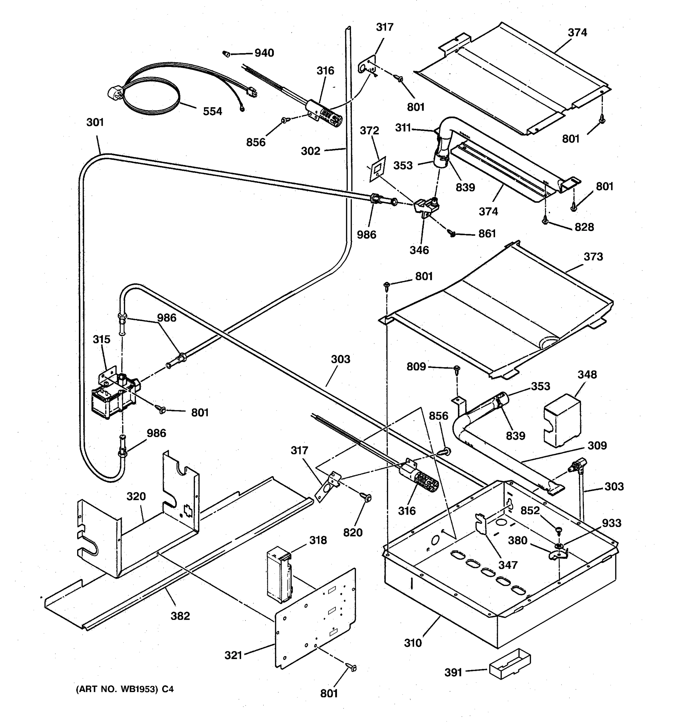 OVEN BURNER PARTS