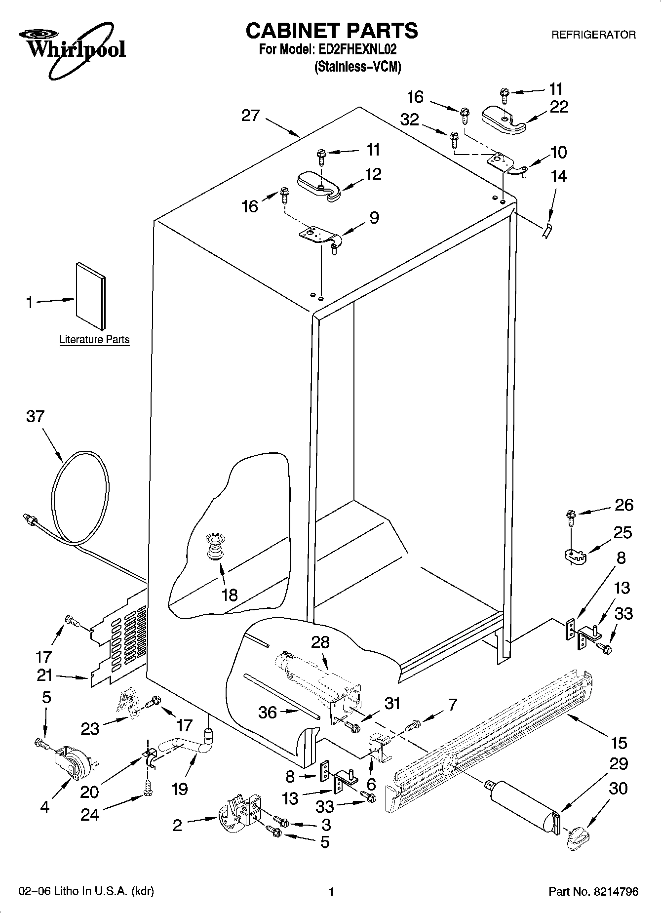 01 - CABINET PARTS