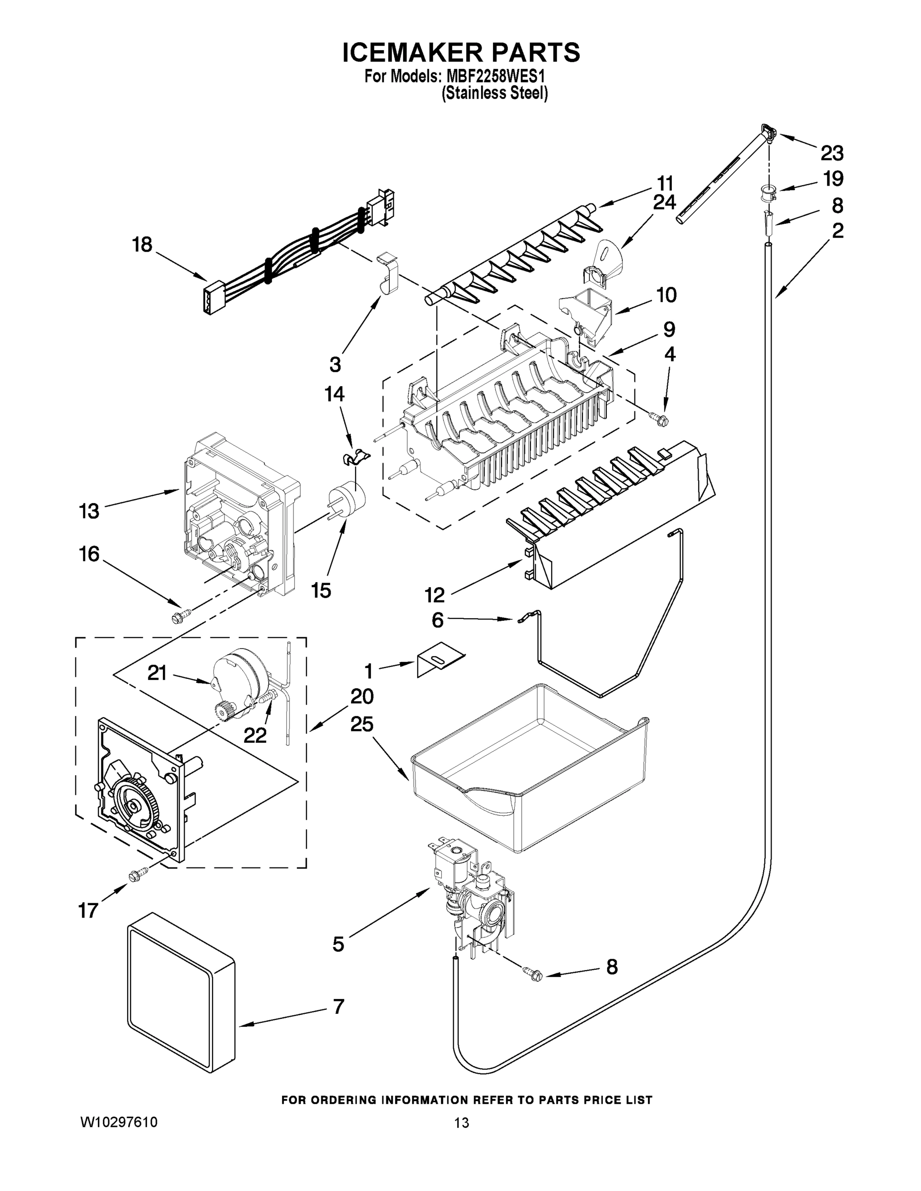 08 - ICEMAKER PARTS