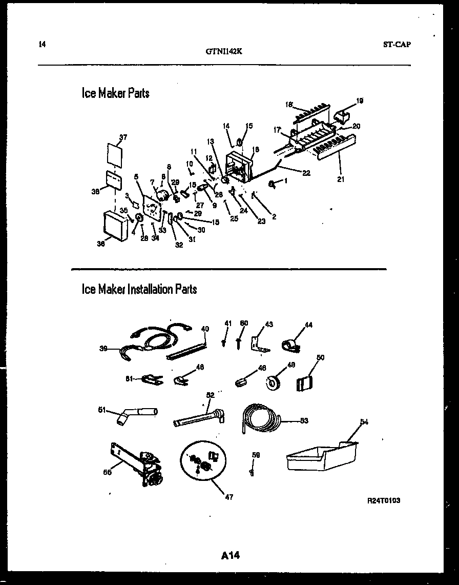 08 - ICE MAKER AND INSTALLATION PARTS