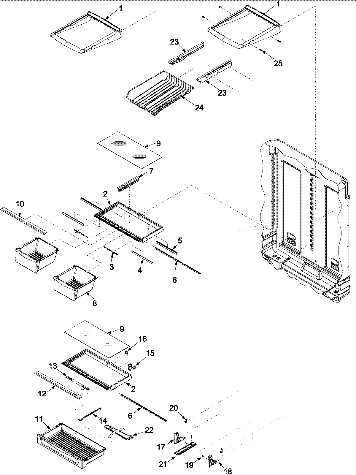 09 - REFRIGERATOR SHELVING