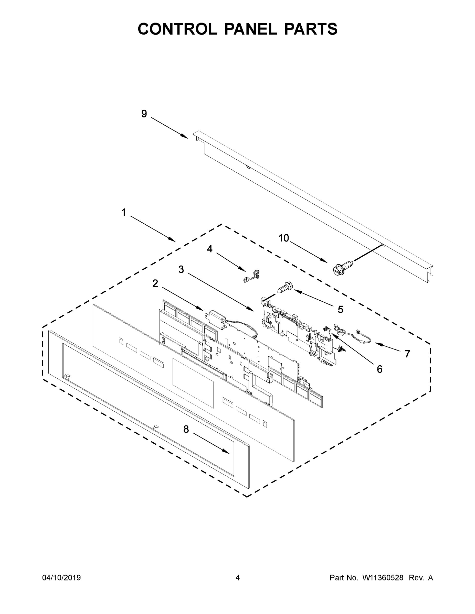 03 - CONTROL PANEL PARTS
