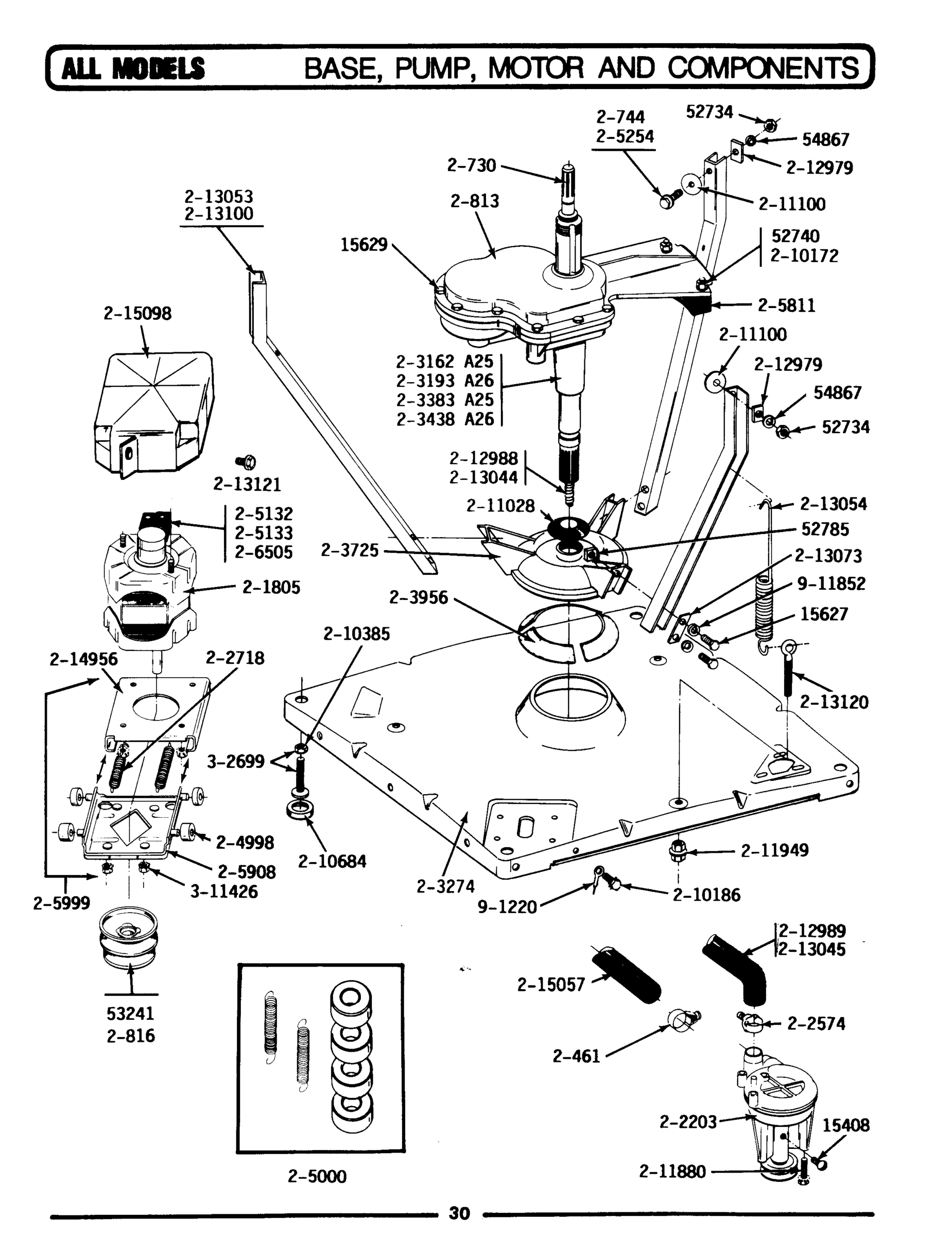 09 - BASE, PUMP, MOTOR & COMPONENTS