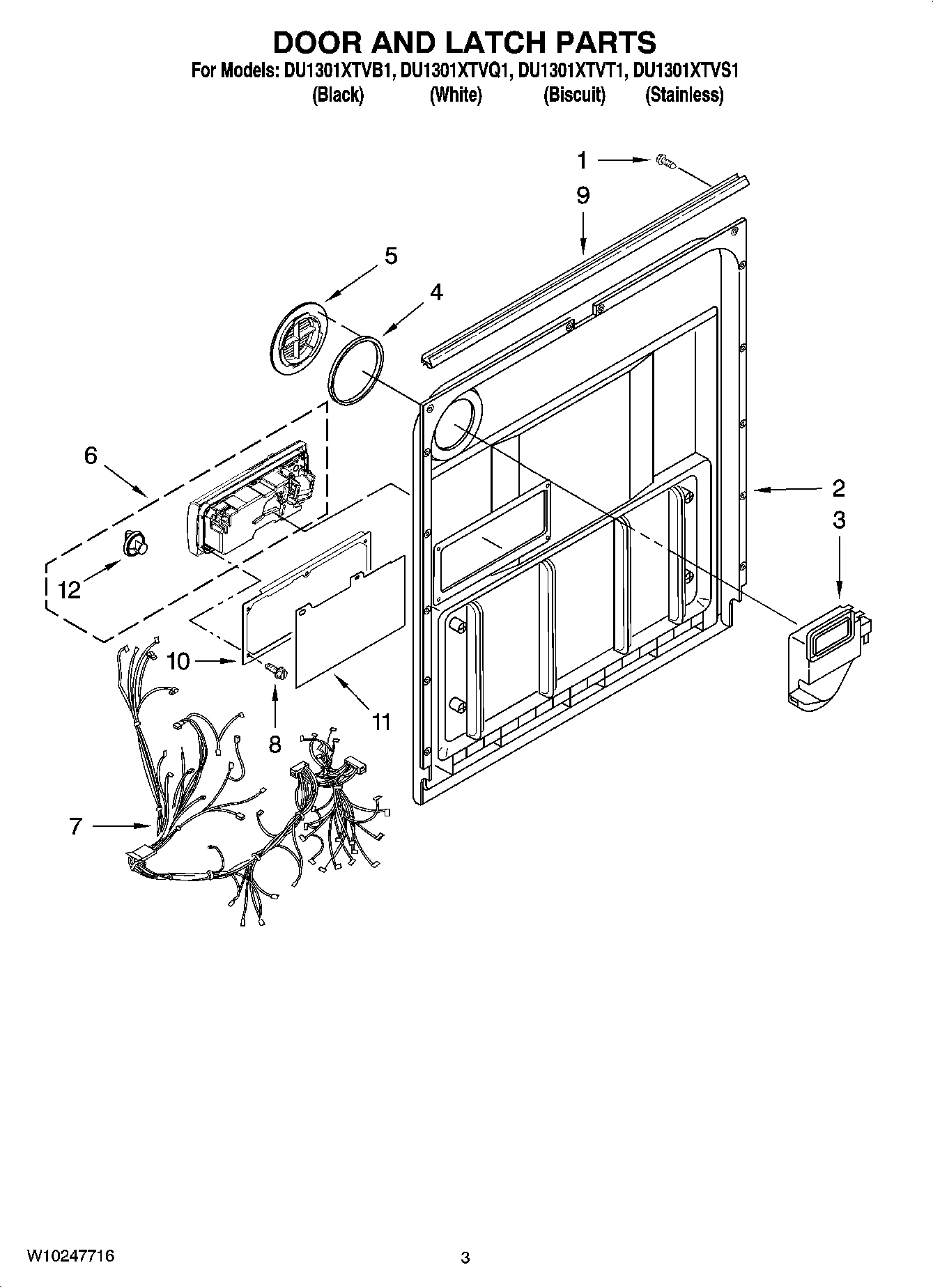 03 - DOOR AND LATCH PARTS