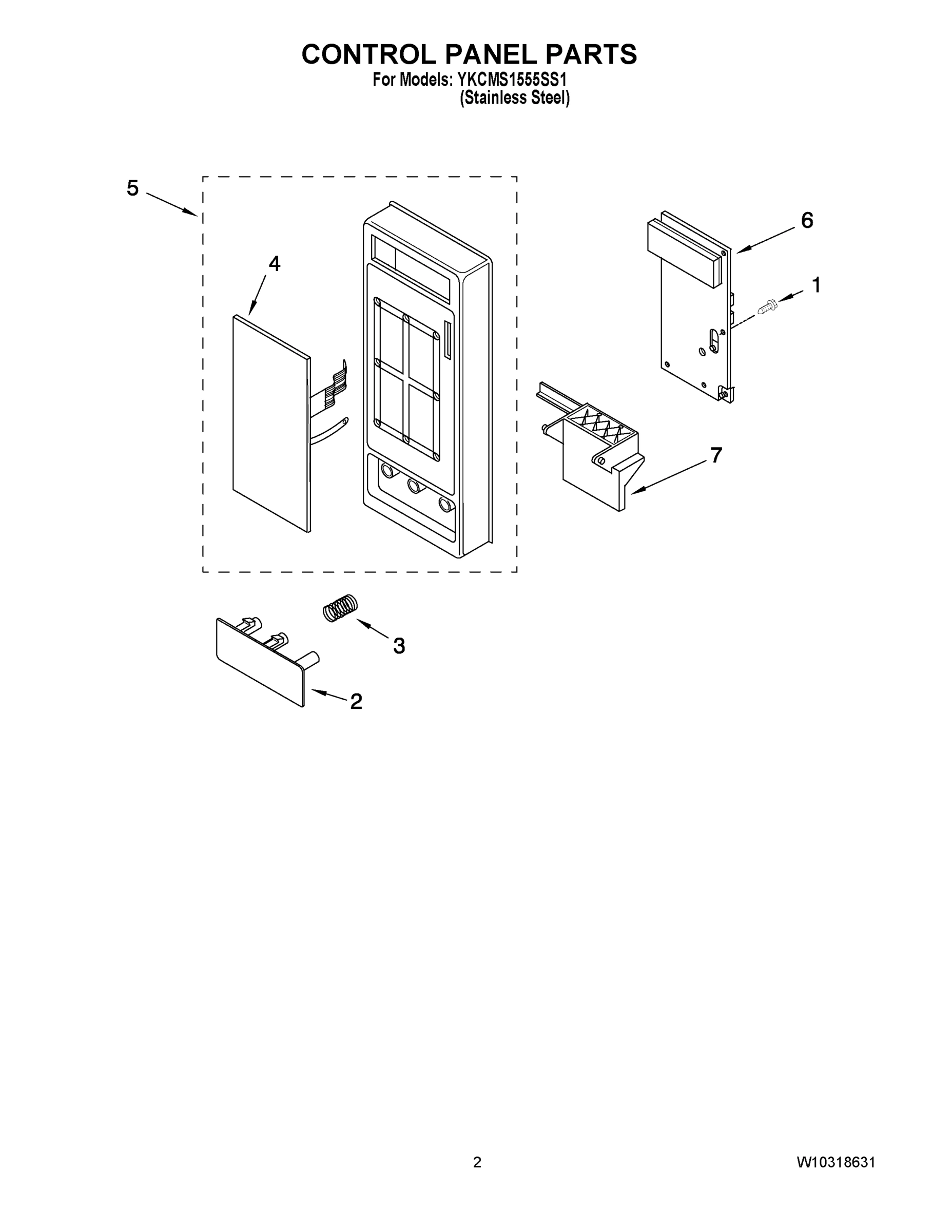 02 - CONTROL PANEL PARTS