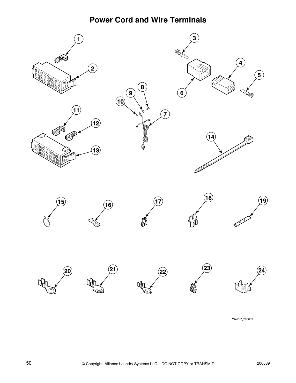Power Cord and Wire Terminals