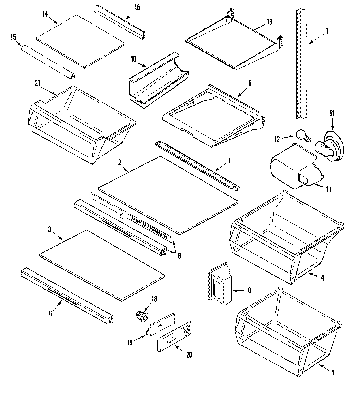 11 - SHELVES & ACCESSORIES