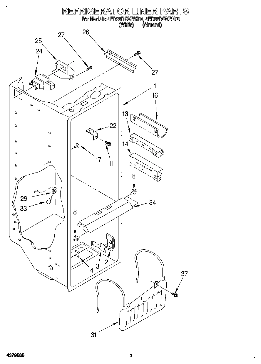02 - REFRIGERATOR LINER
