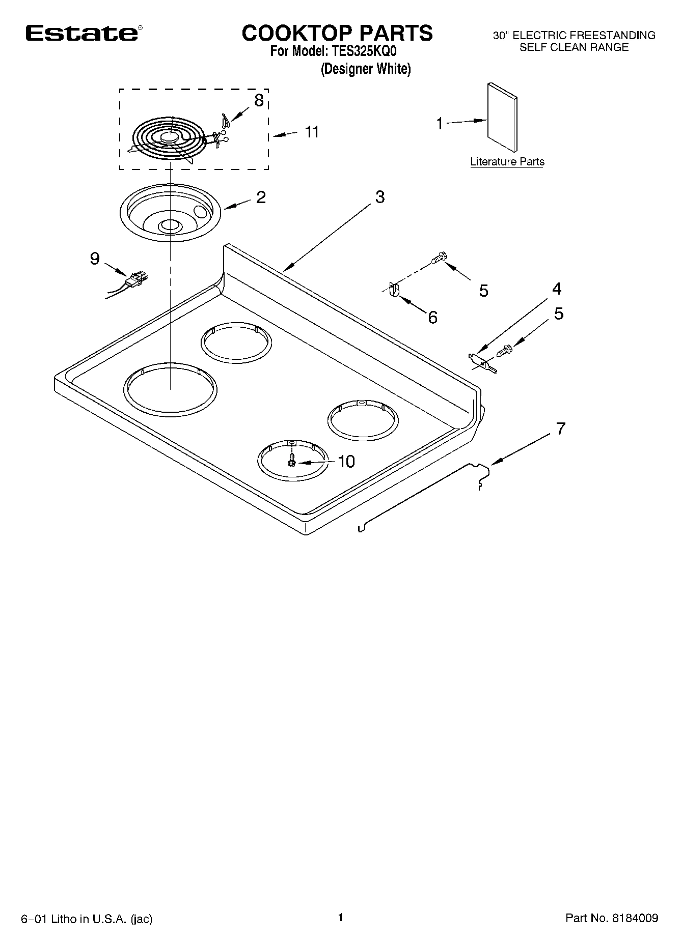 01 - COOKTOP, LITERATURE