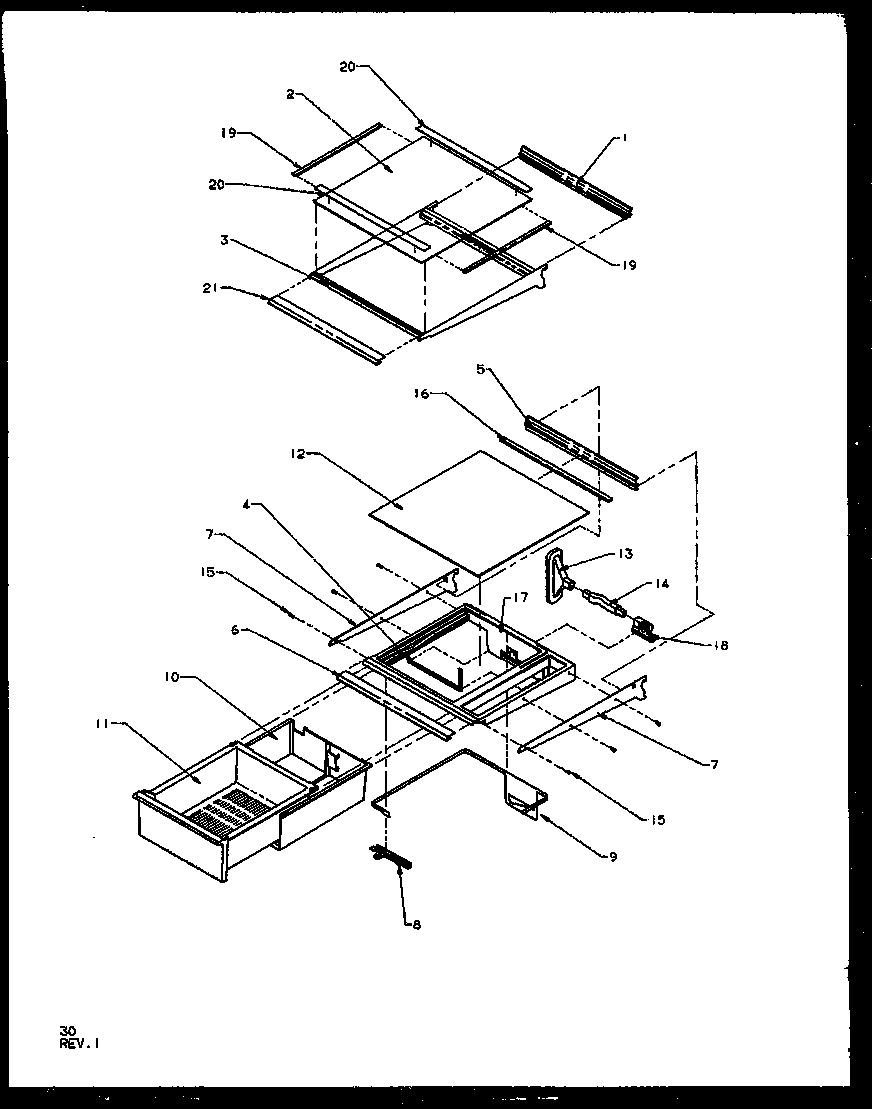 16 - REF SHELVING AND DRAWERS