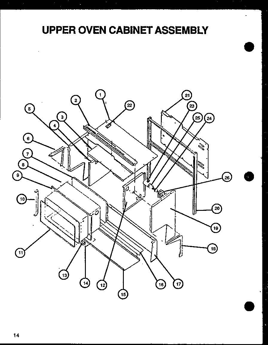 06 - UPPER OVEN CABINET ASSY