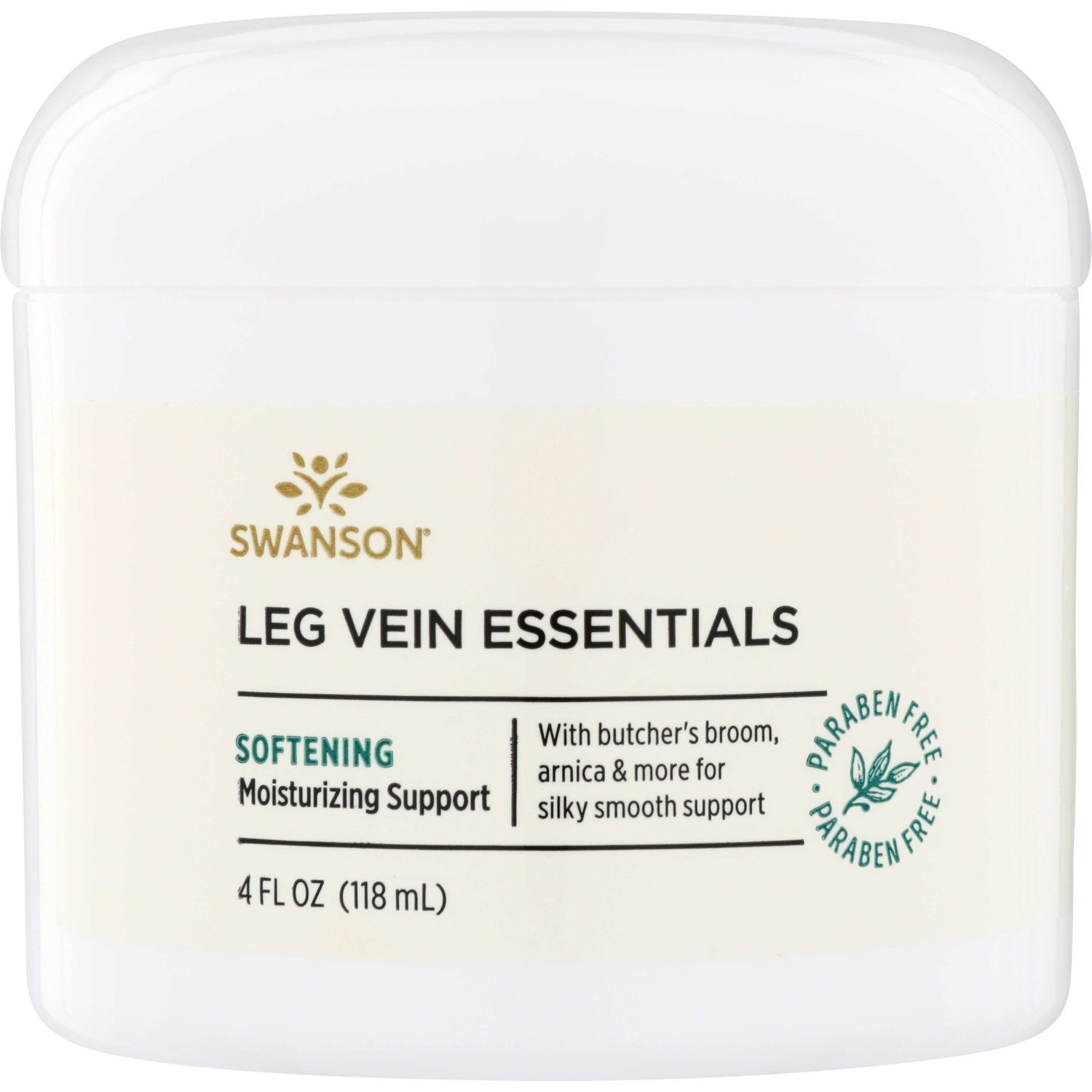 Swanson Vitamins Leg Vein Essentials Cream | 4 fl oz Cream
