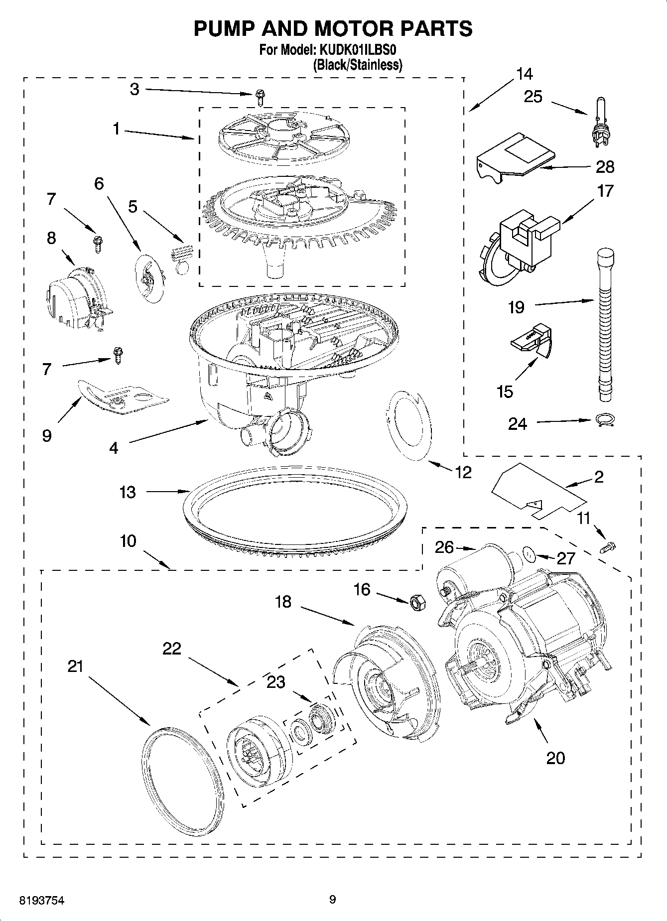 08 - PUMP AND MOTOR PARTS